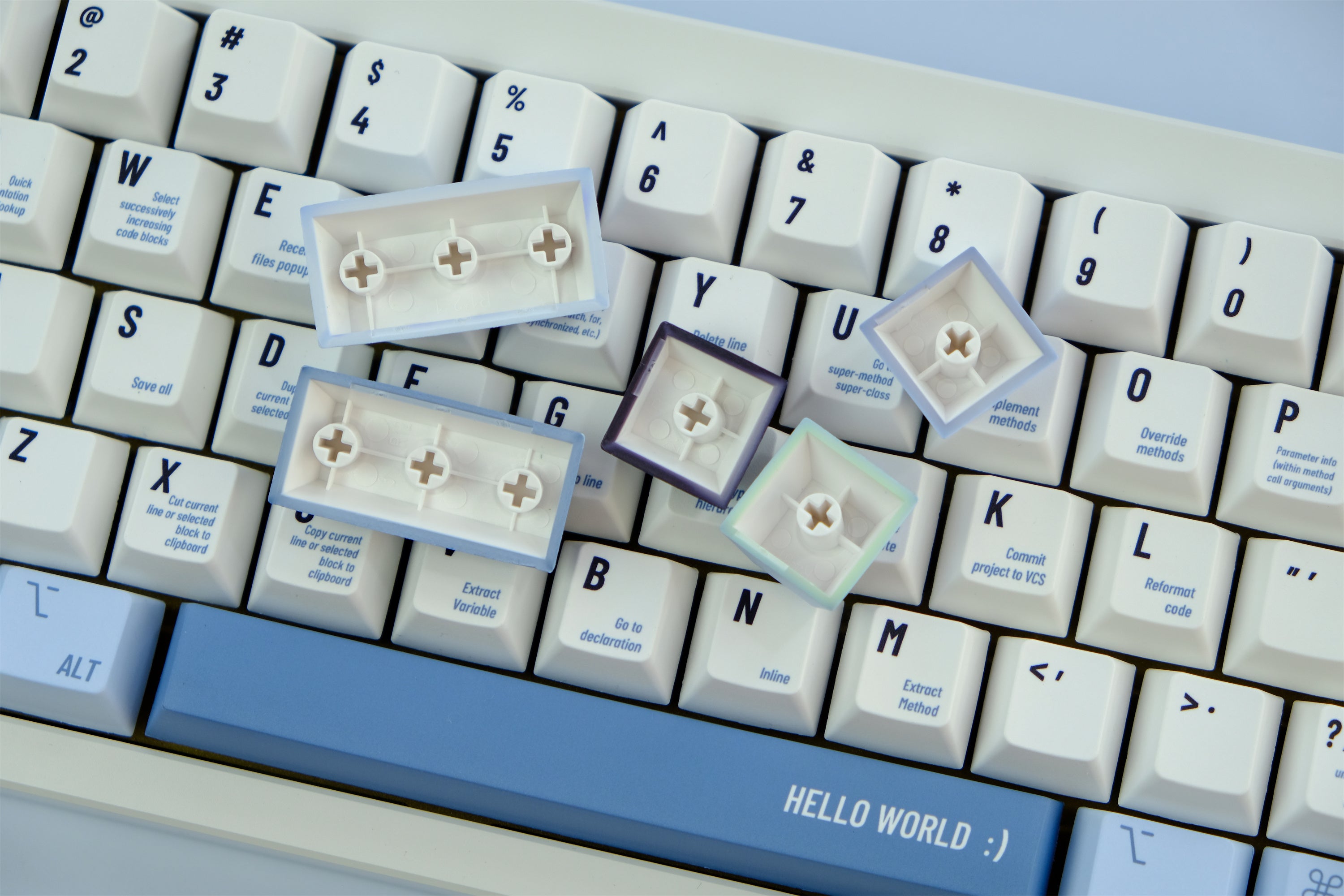 Programmer keycaps