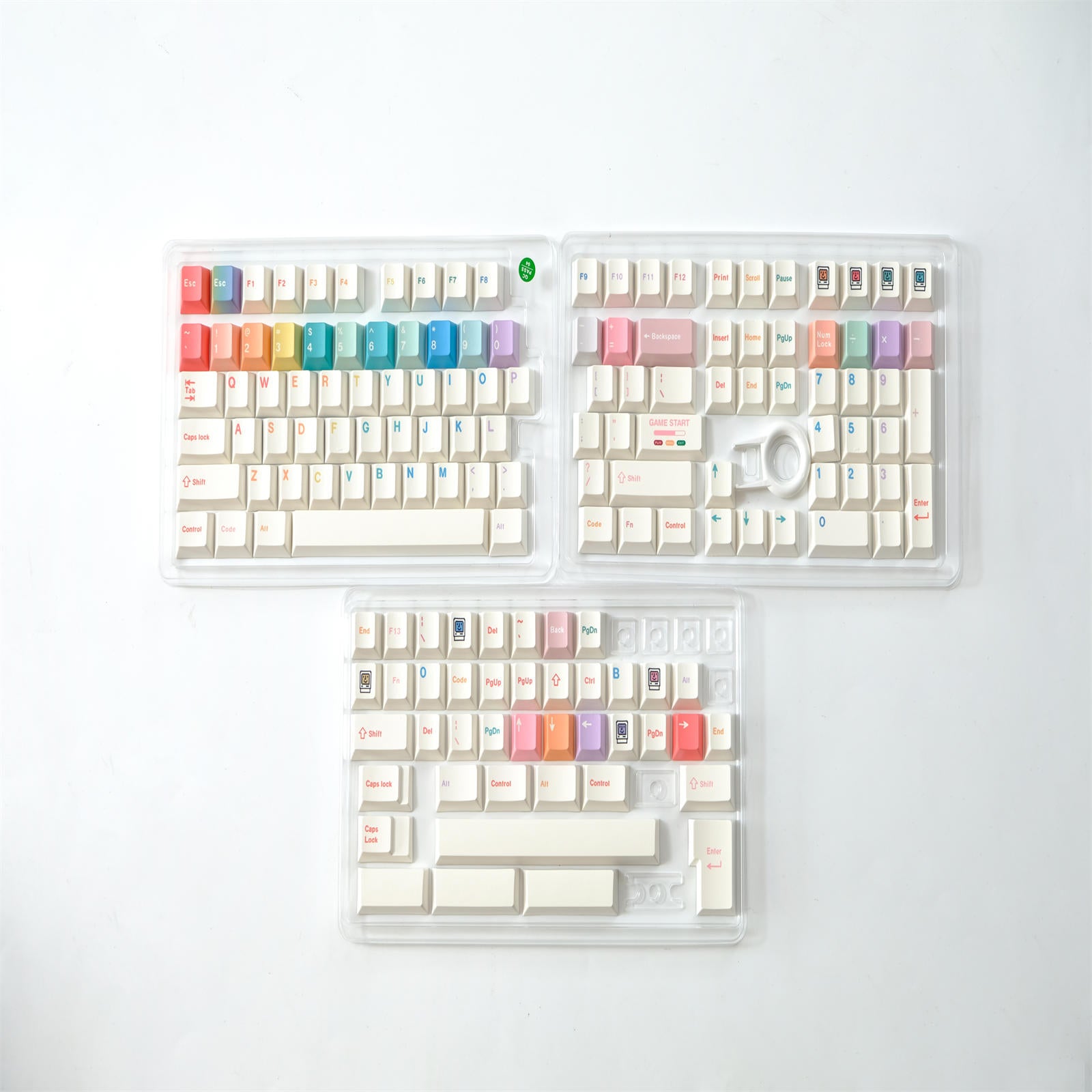 Macarons cherry keycaps