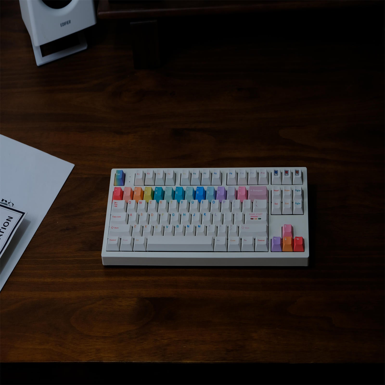 Macarons cherry keycaps
