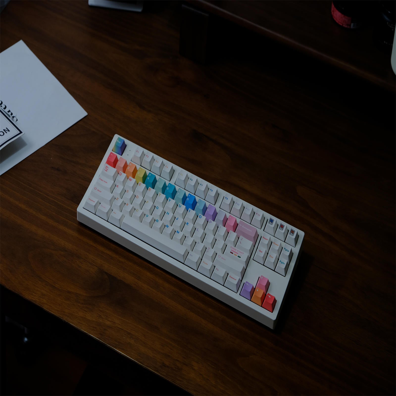 Macarons cherry keycaps