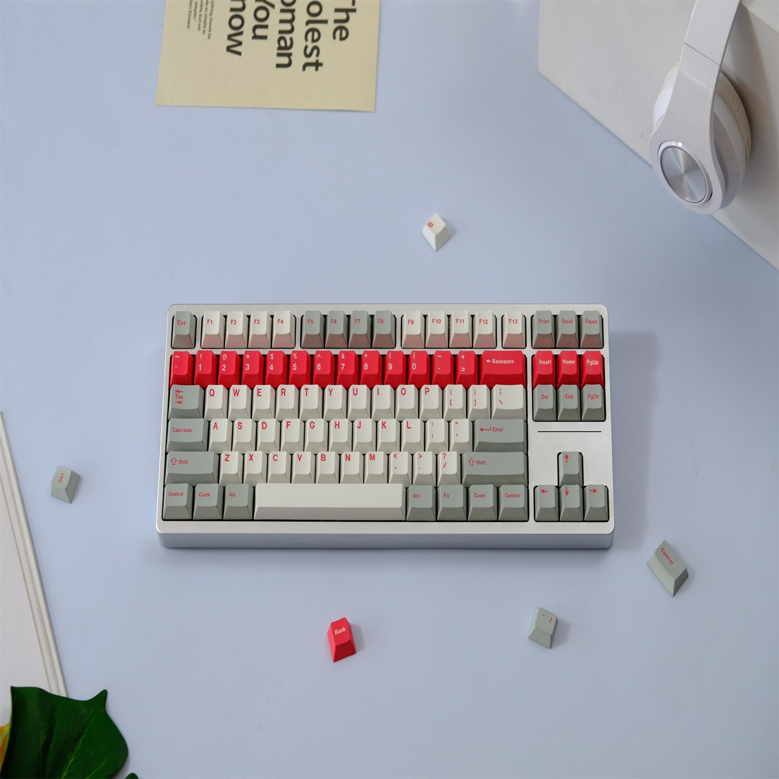 Red Alert keycaps