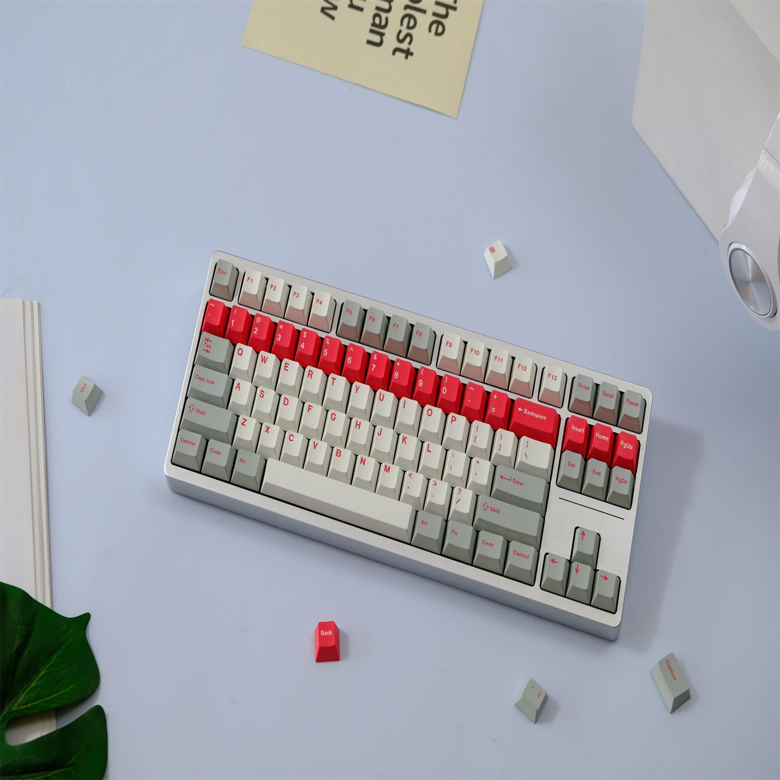 Red Alert keycaps