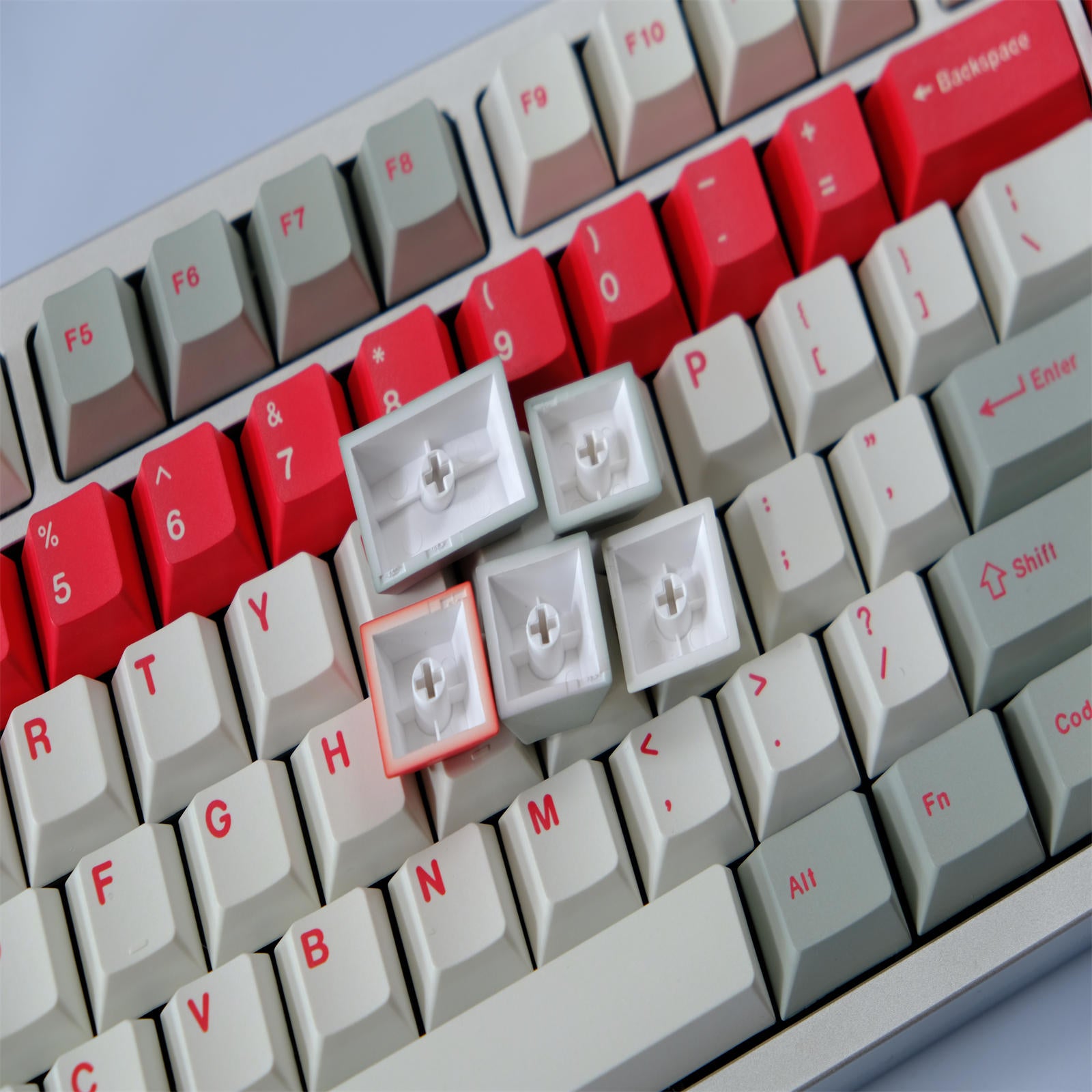 Red Alert keycaps