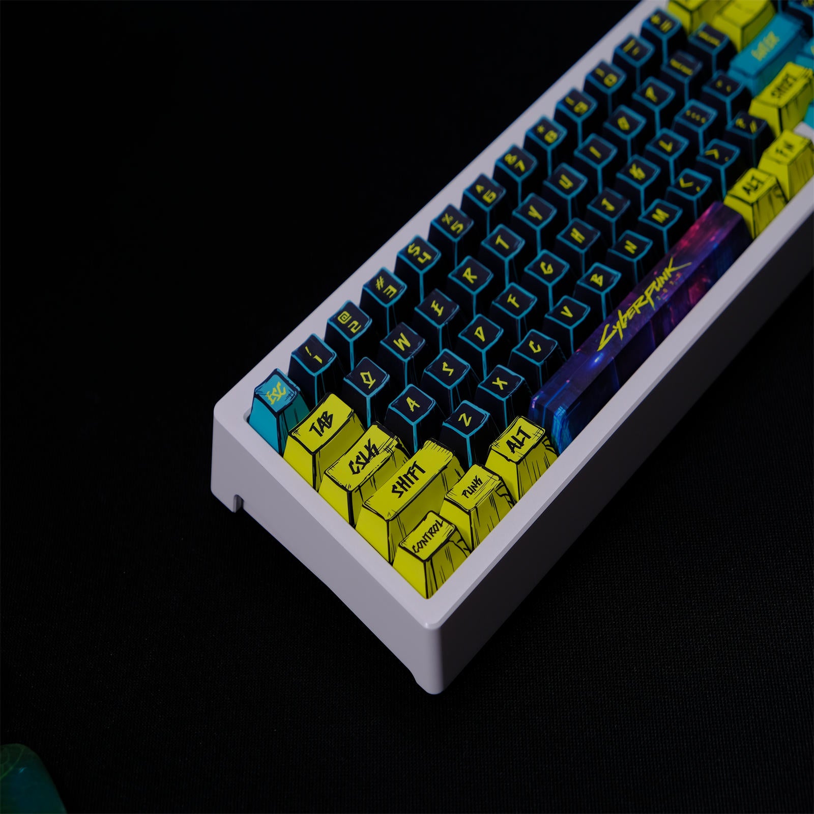 Cyberpunk 2077 Comic Style keycaps