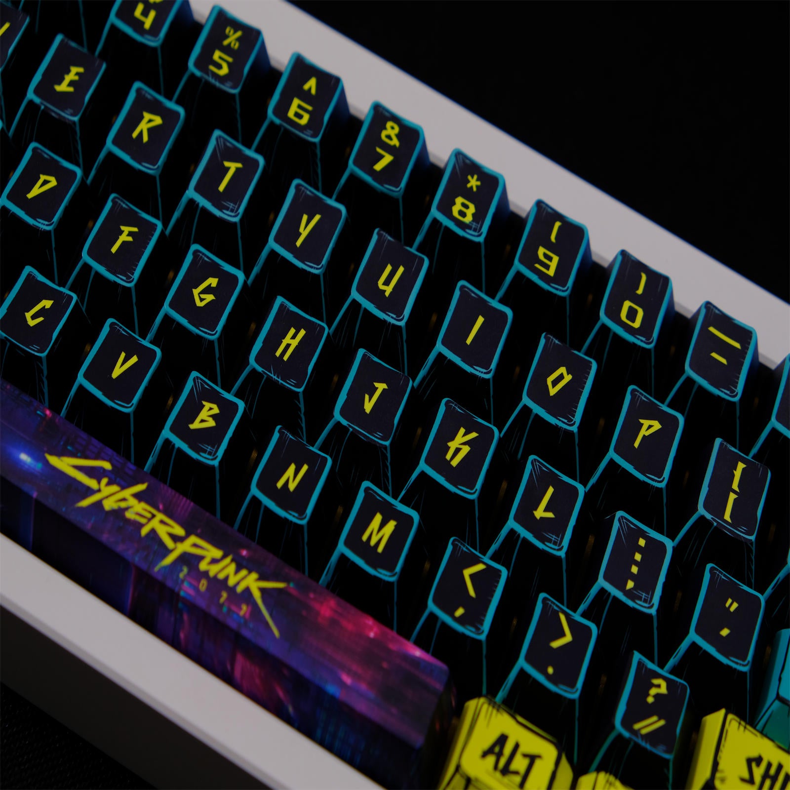 Cyberpunk 2077 Comic Style keycaps