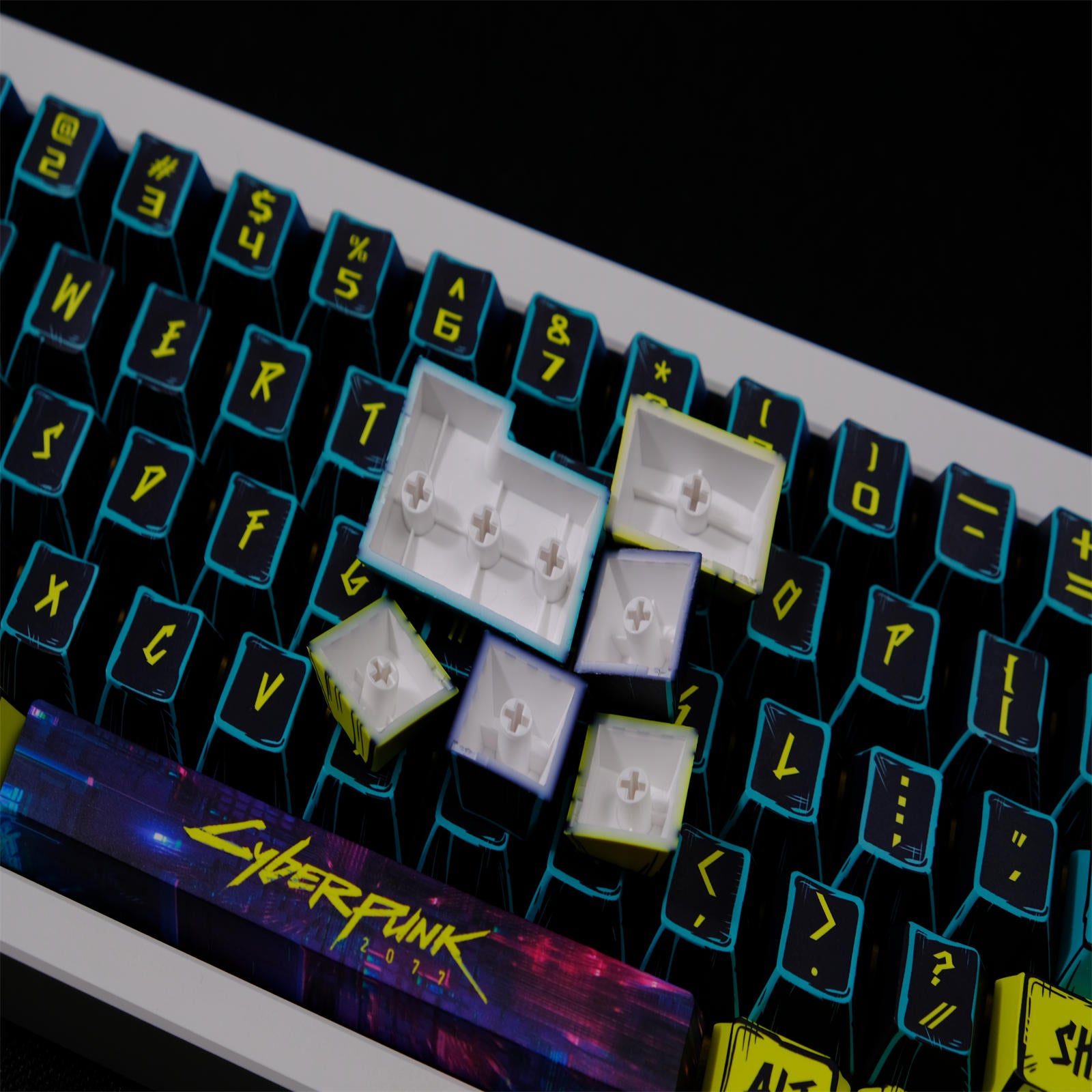 Cyberpunk 2077 Comic Style keycaps