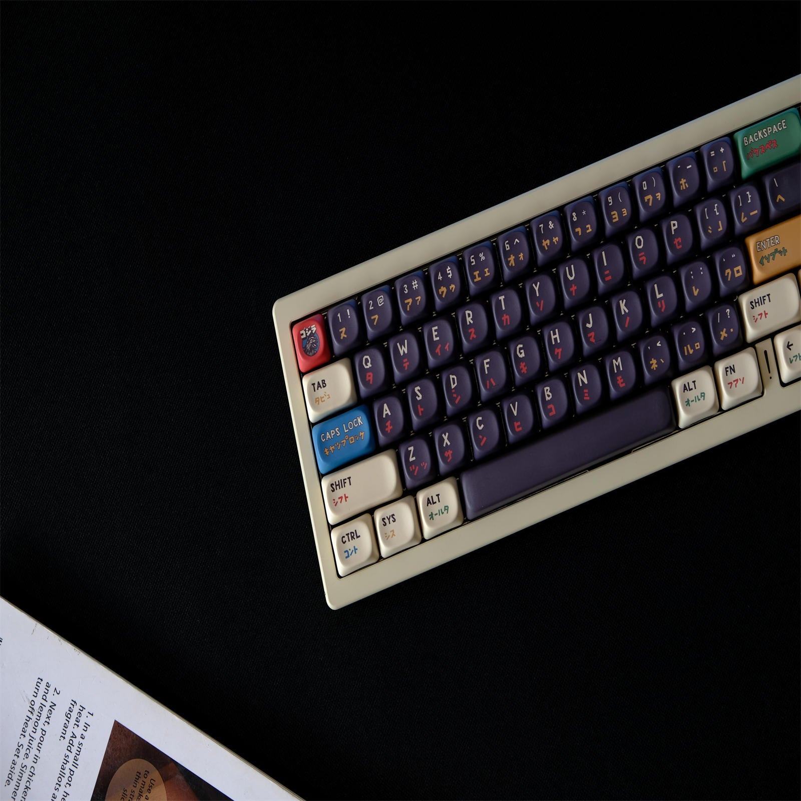 Godzilla MOA keycaps