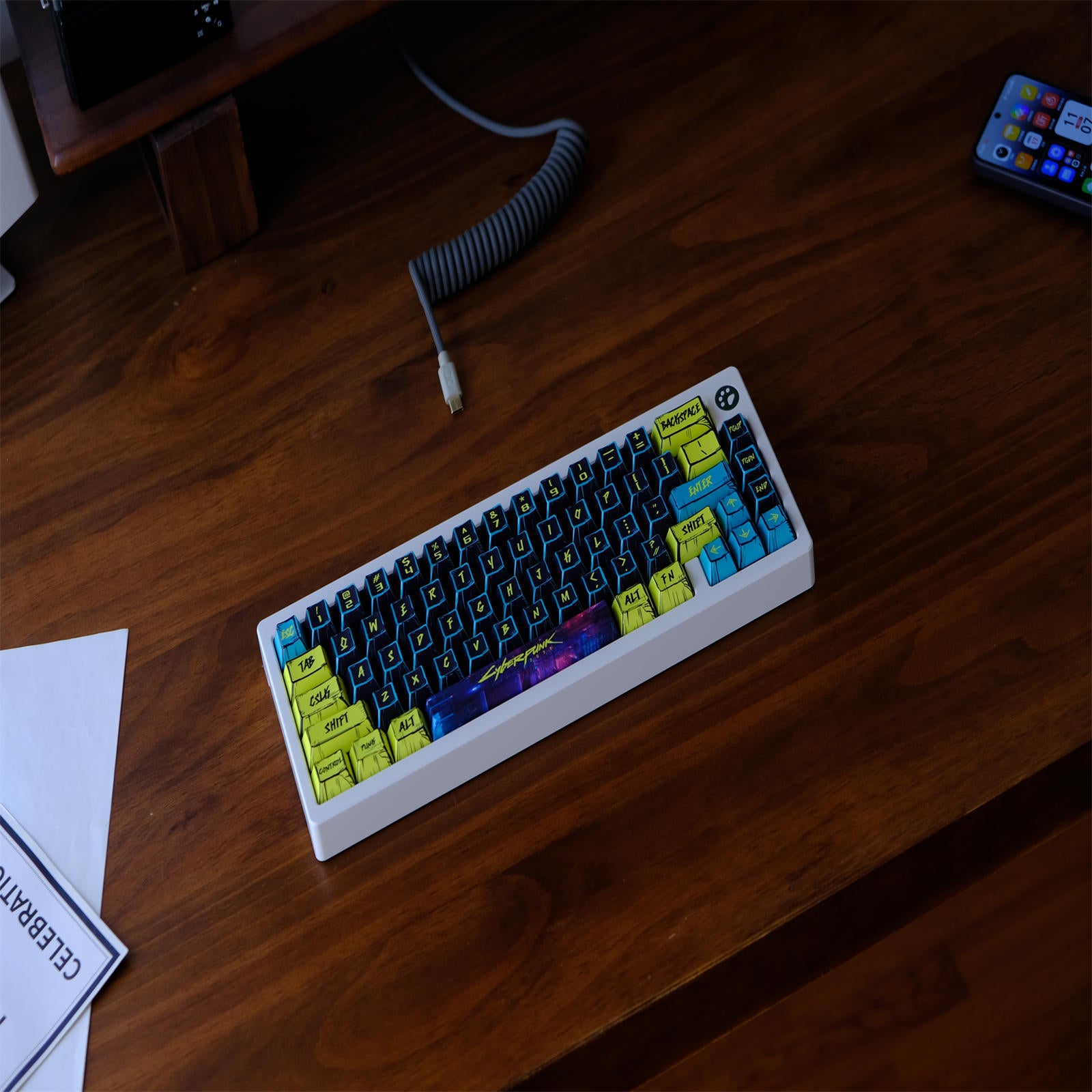Cyberpunk 2077 Comic Style keycaps