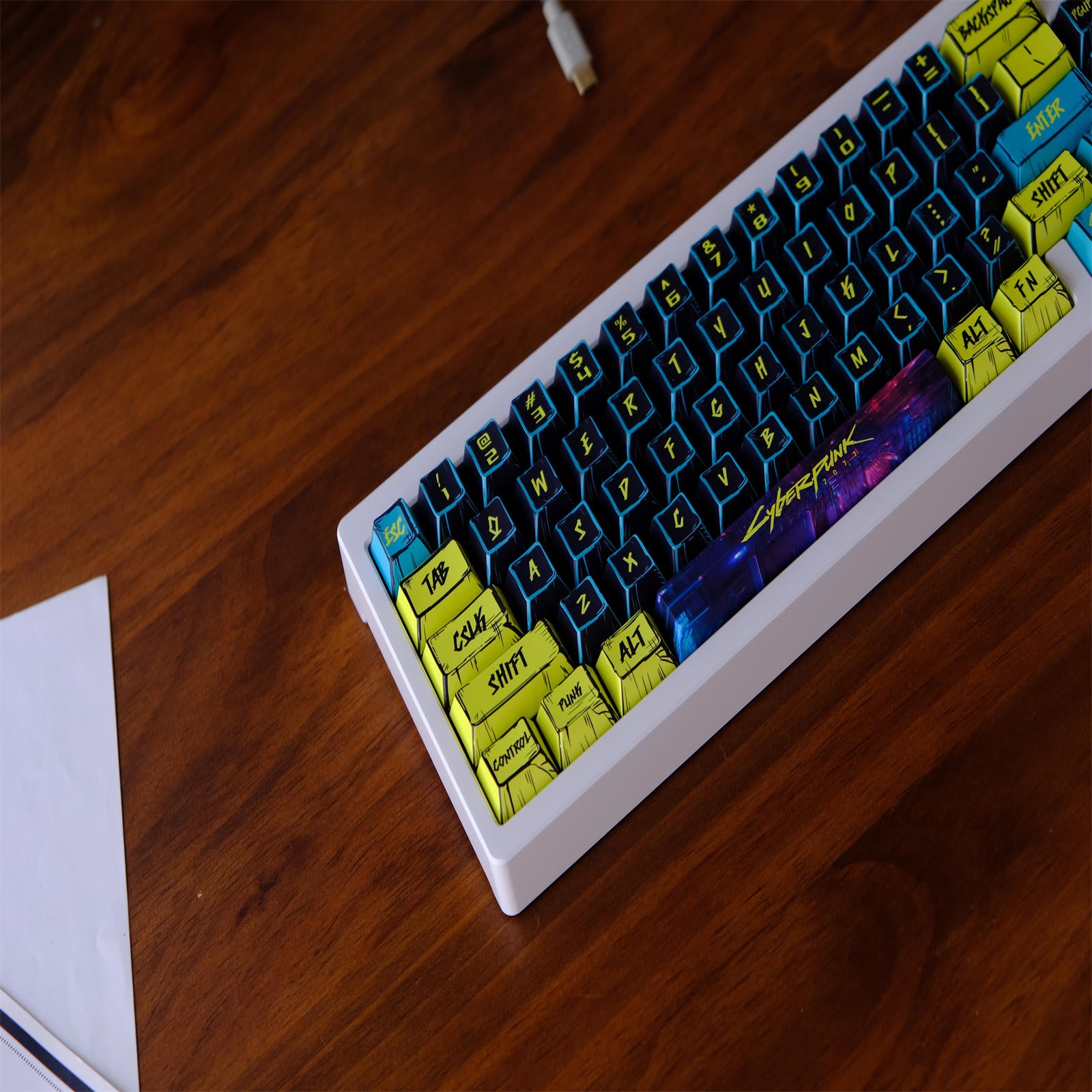 Cyberpunk 2077 Comic Style keycaps
