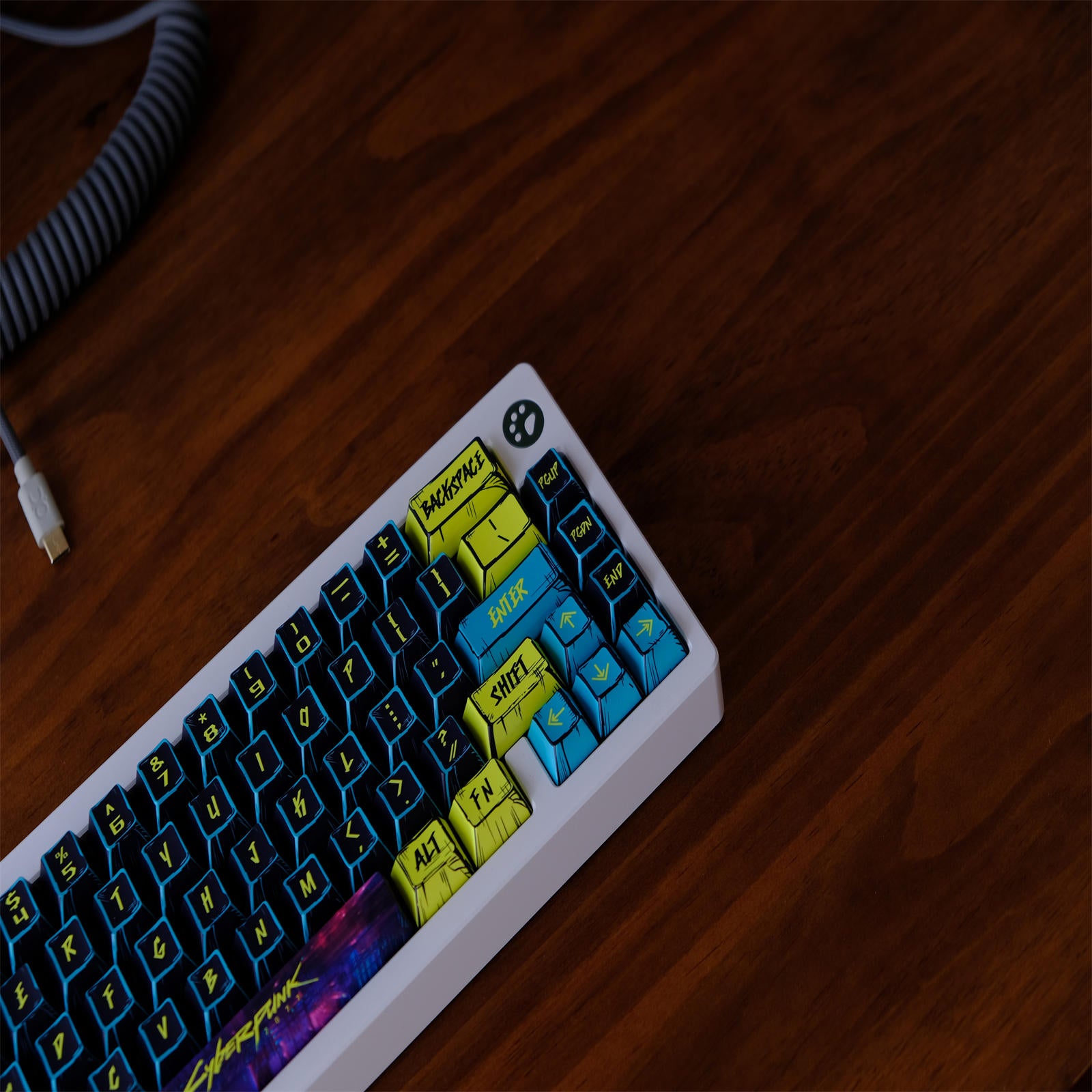 Cyberpunk 2077 Comic Style keycaps