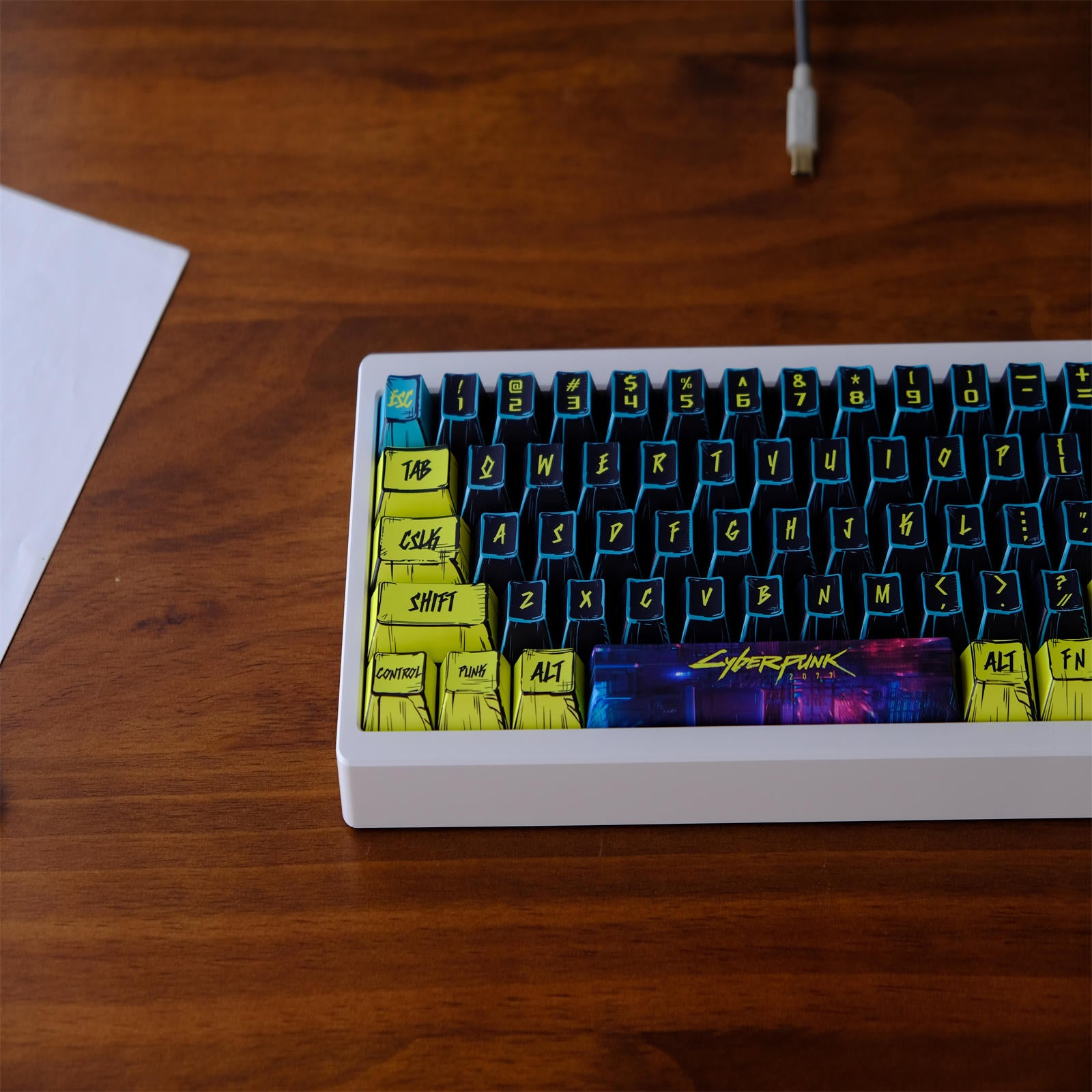 Cyberpunk 2077 Comic Style keycaps