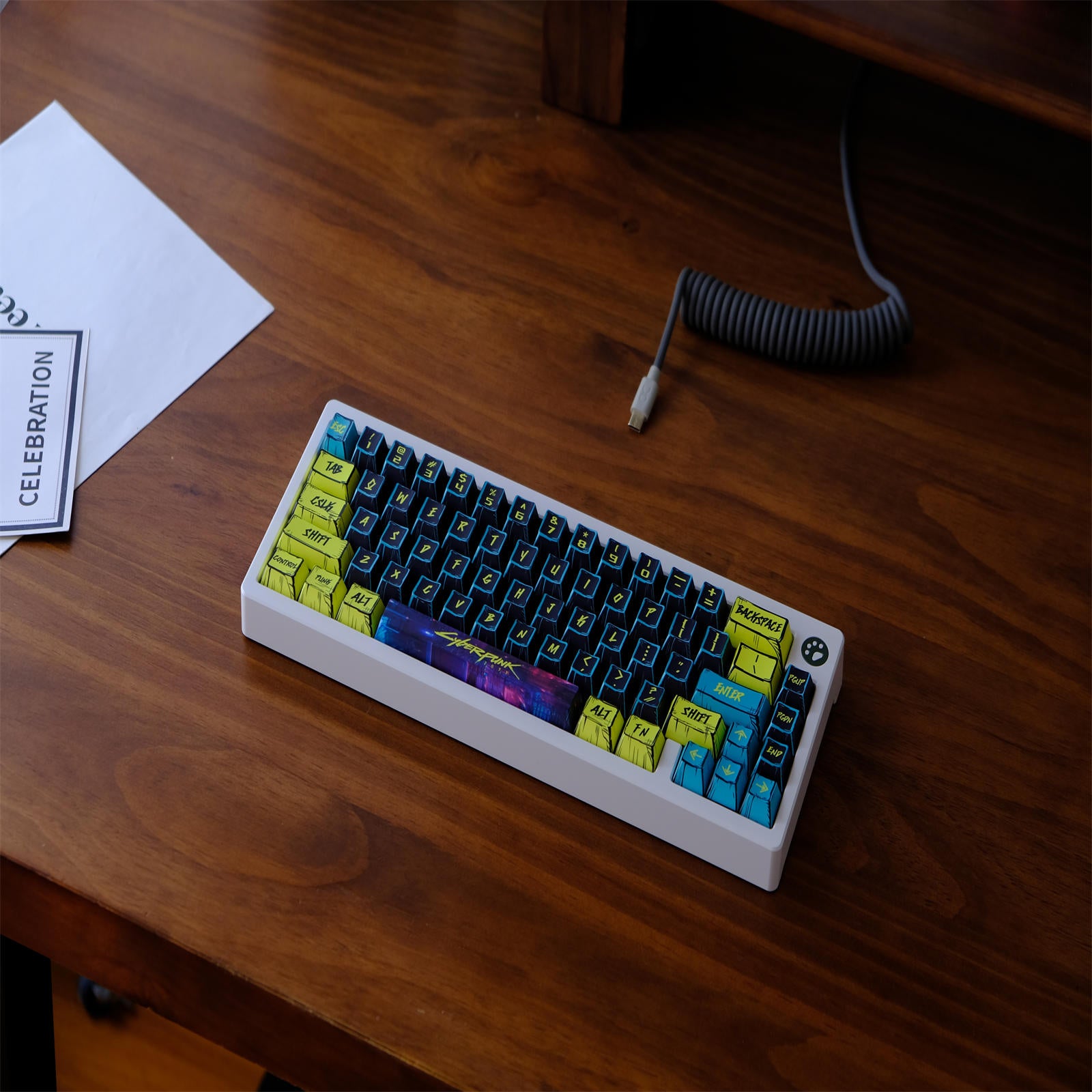 Cyberpunk 2077 Comic Style keycaps