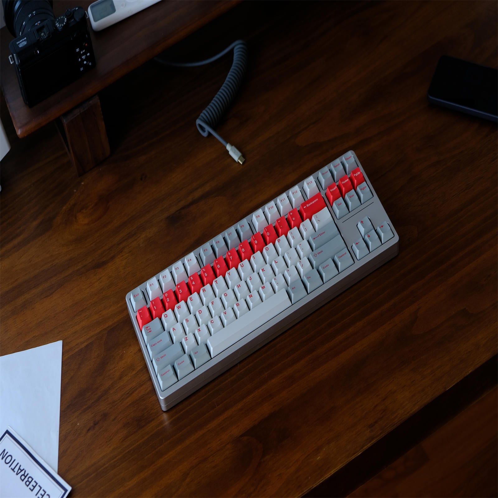 Red Alert keycaps