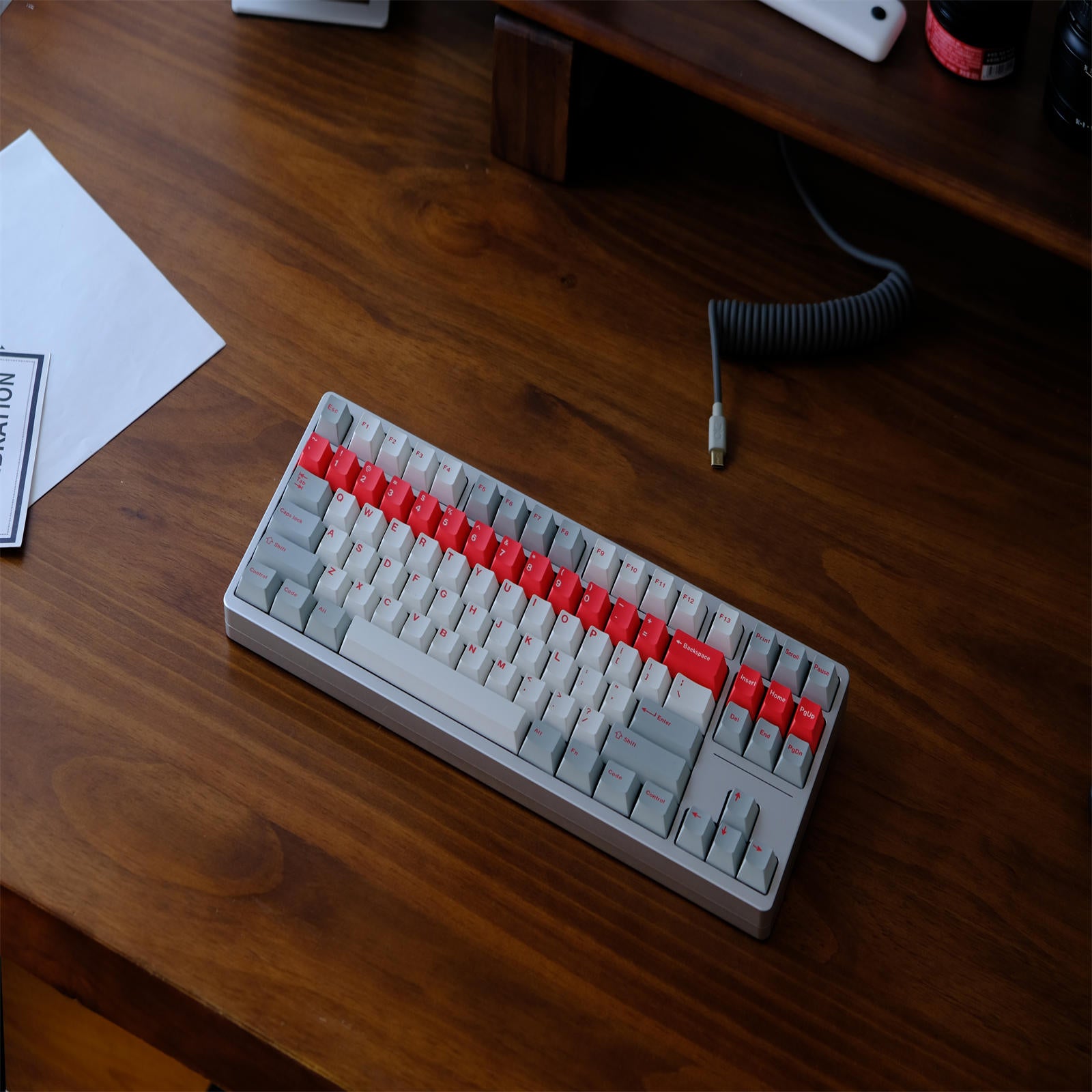 Red Alert keycaps