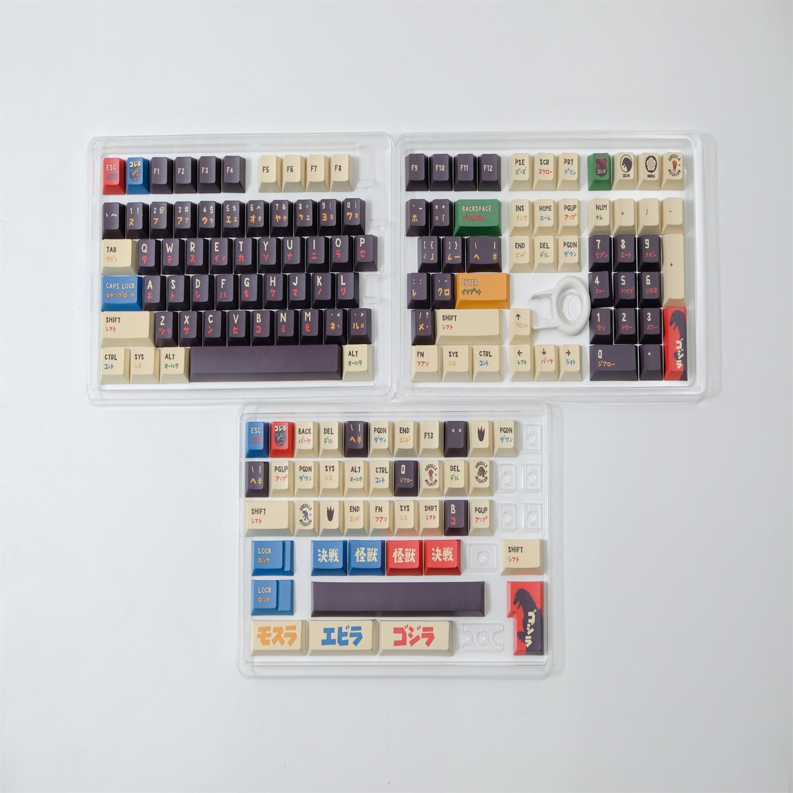 Godzilla Key Cap Cherry ? Kong Vs Godzilla Bundle Keycaps EDZX (MX