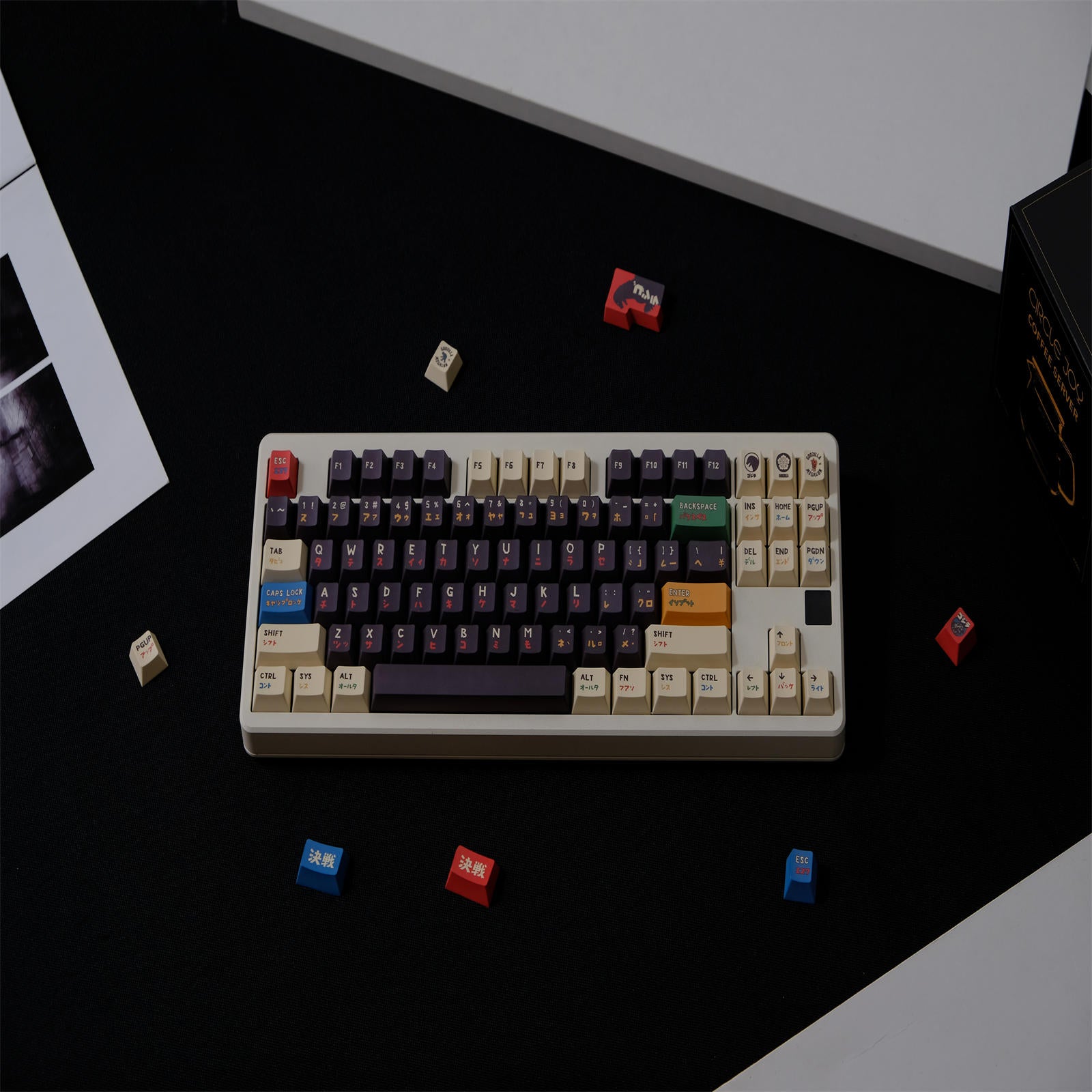 Godzilla CHERRY keycaps