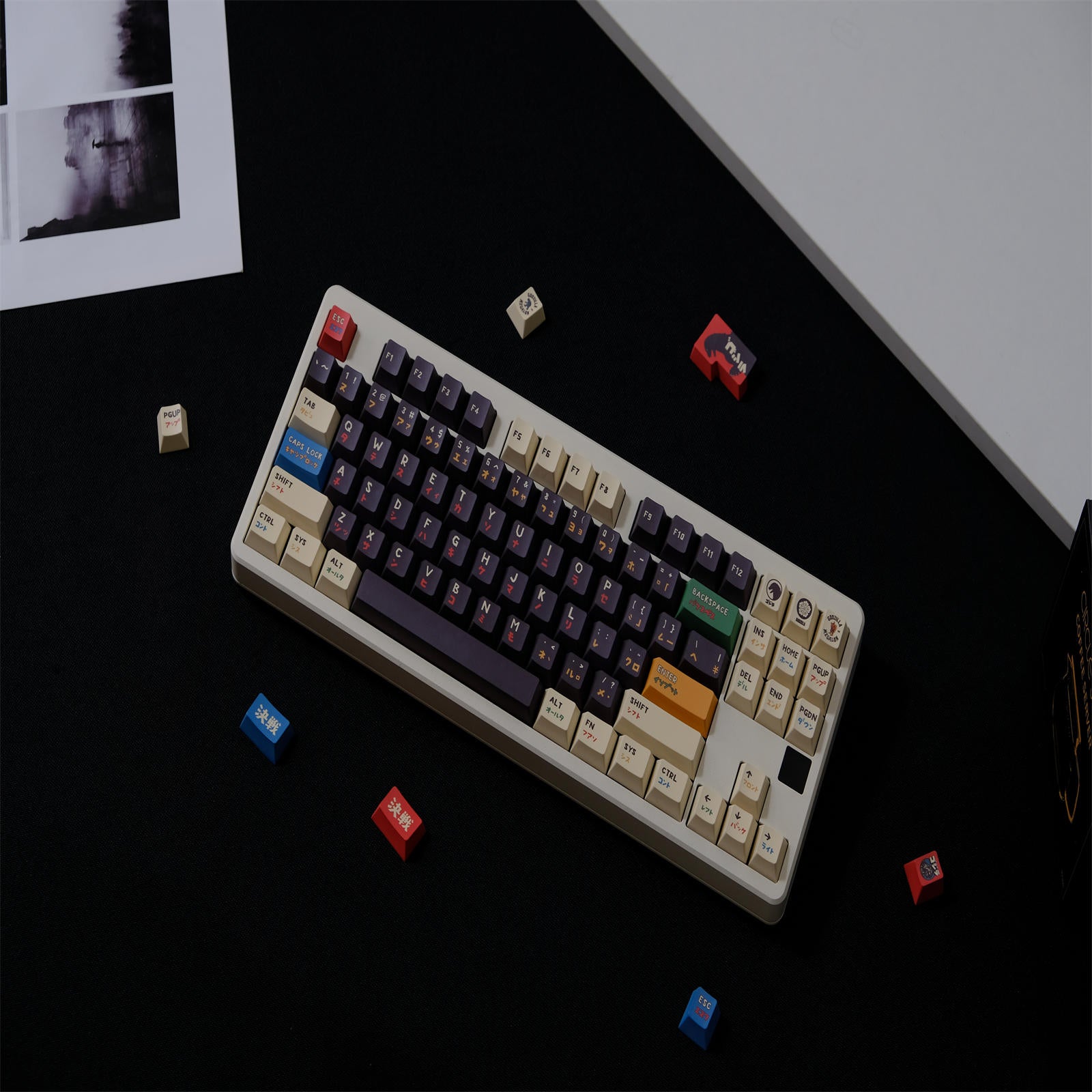 Godzilla CHERRY keycaps