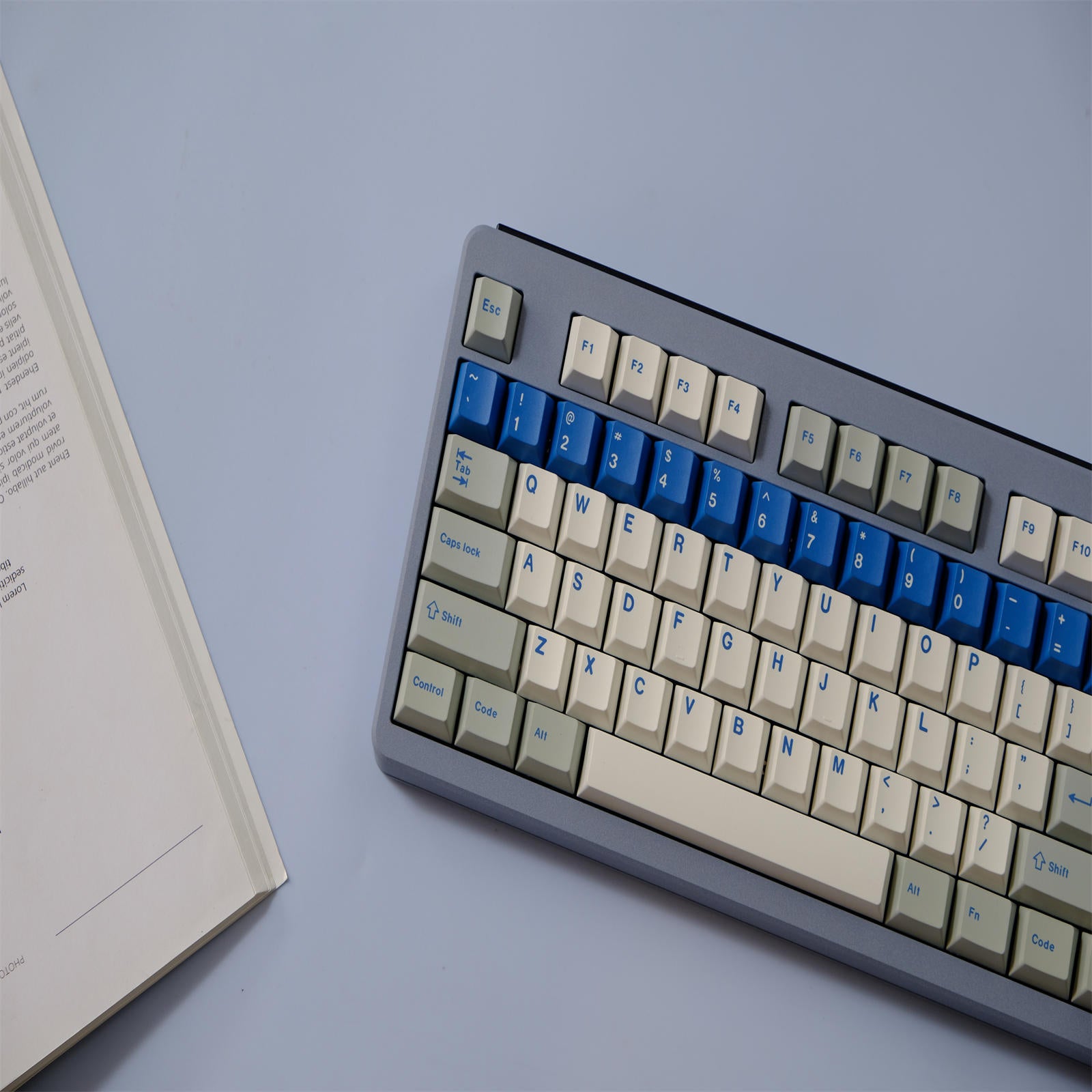 Blue Alert keycaps