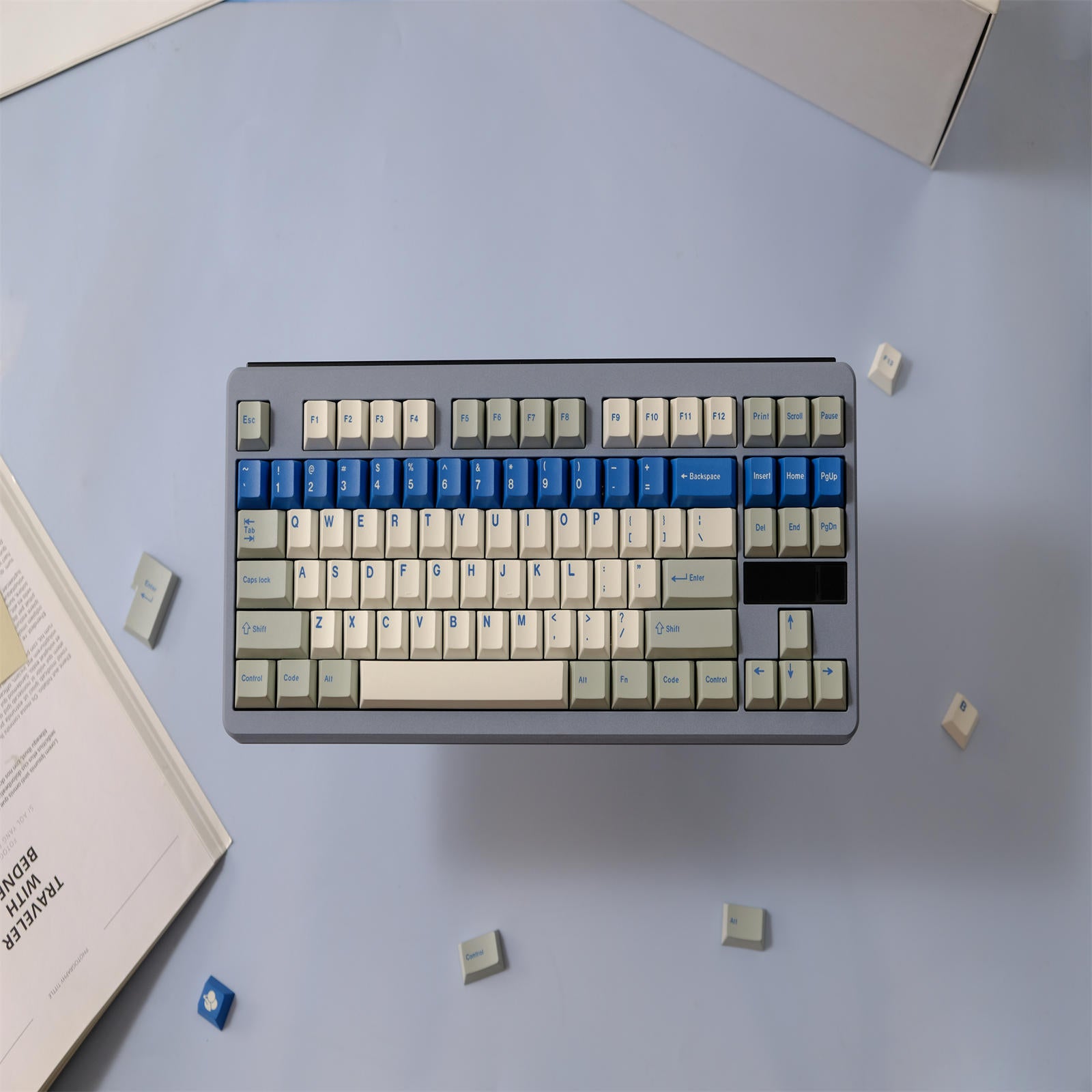 Blue Alert keycaps