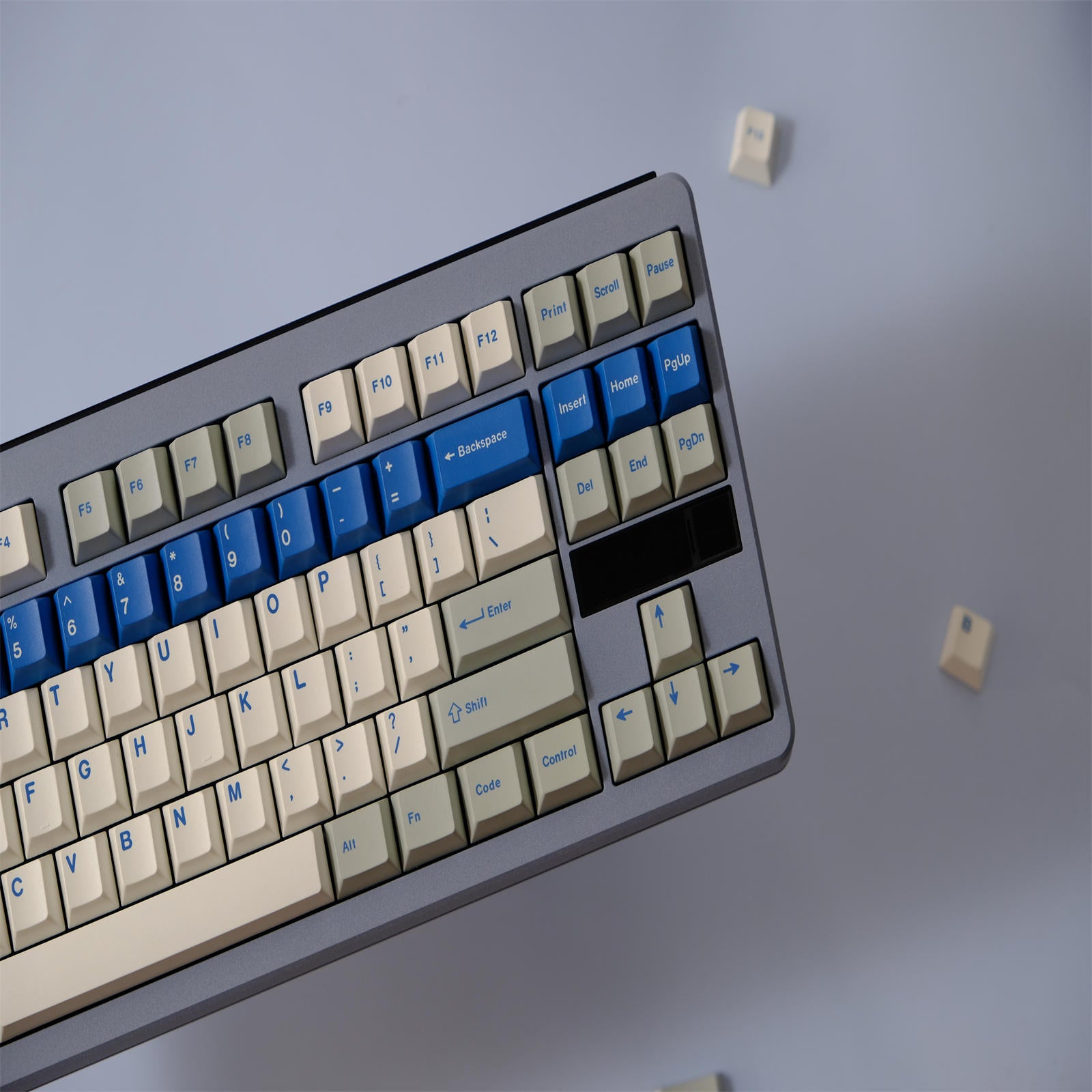 Blue Alert keycaps