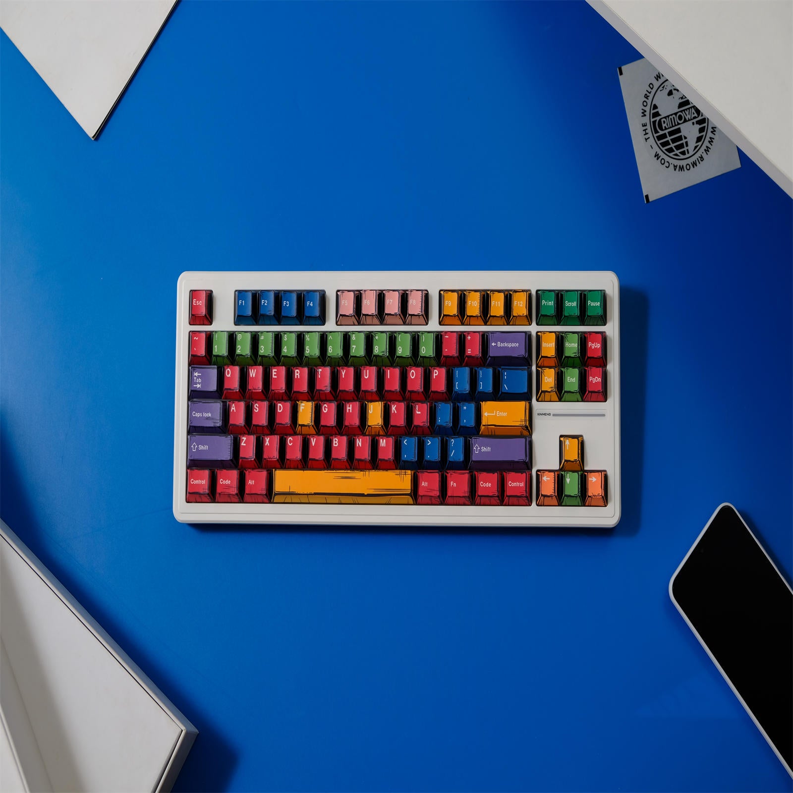 Handcrafted Art Comic Style keycaps