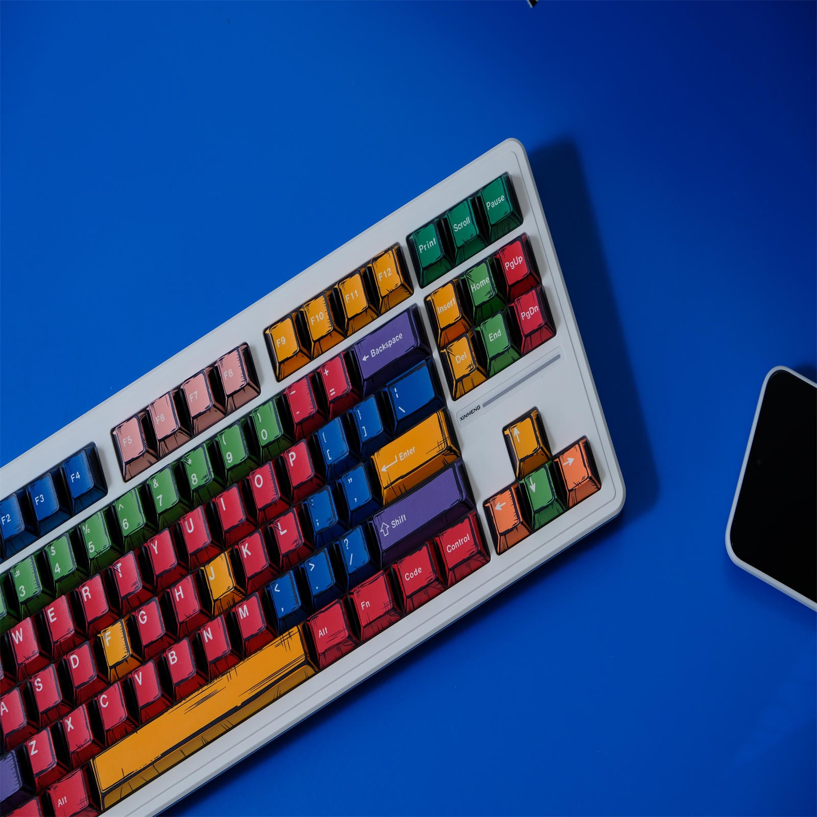 Handcrafted Art Comic Style keycaps