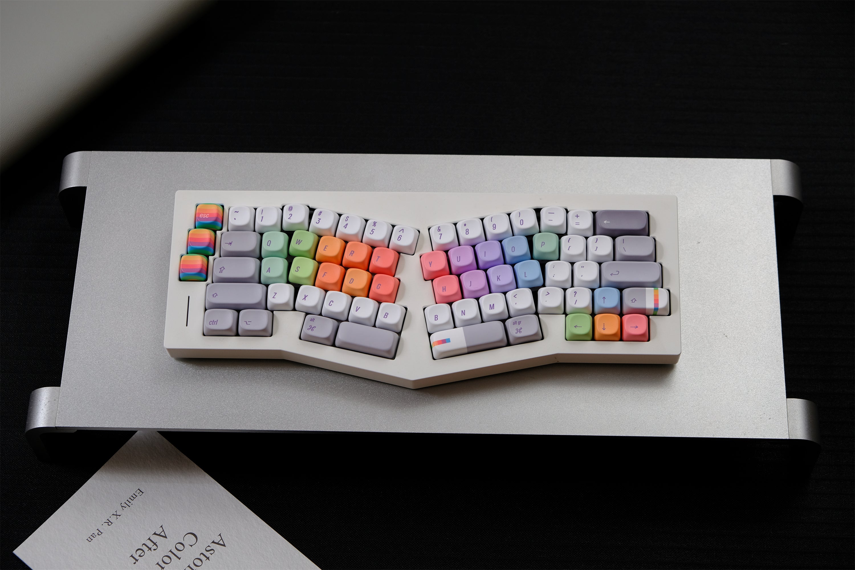 Rainbow Programmer Keycaps