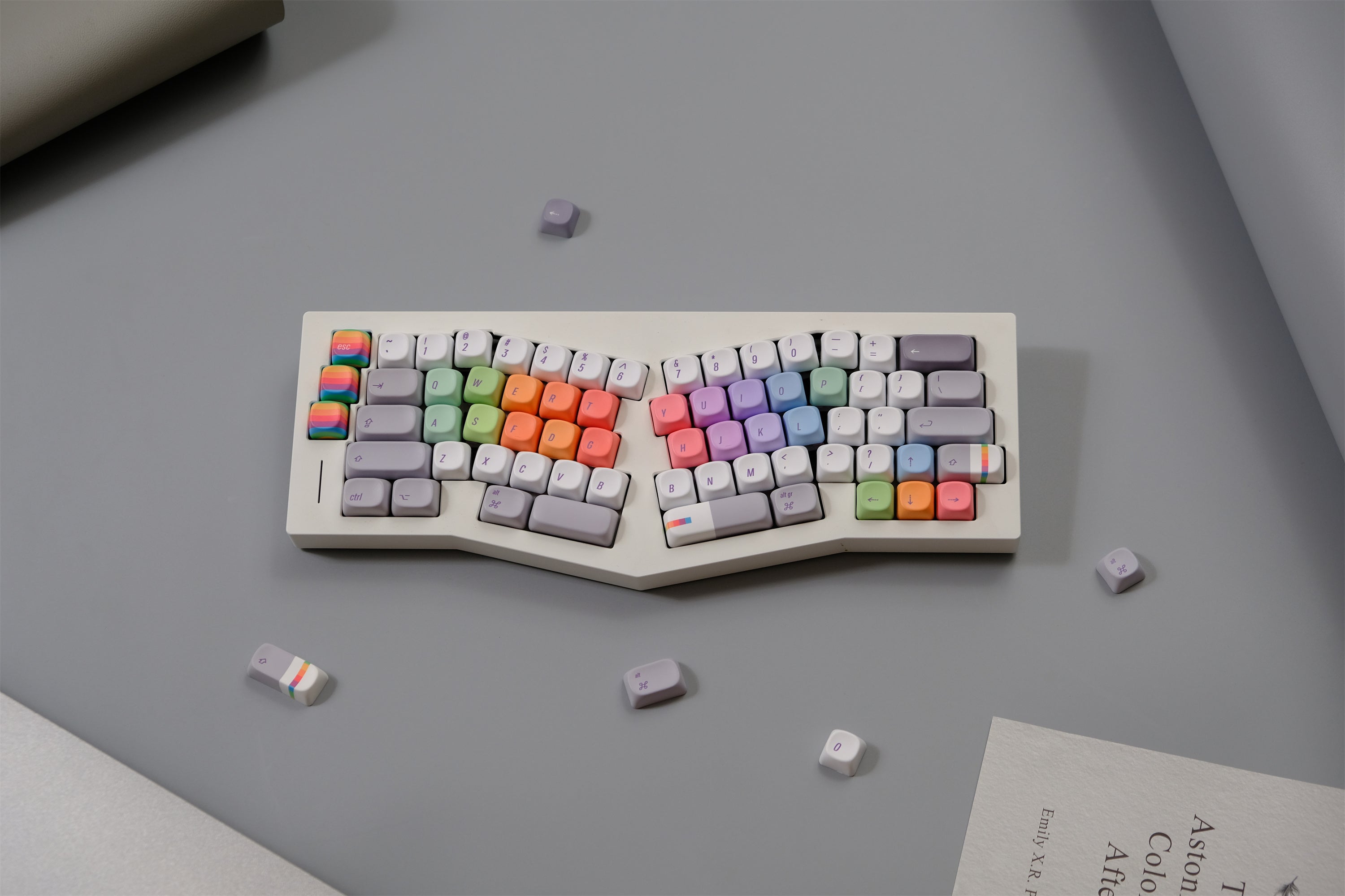 Rainbow Programmer Keycaps
