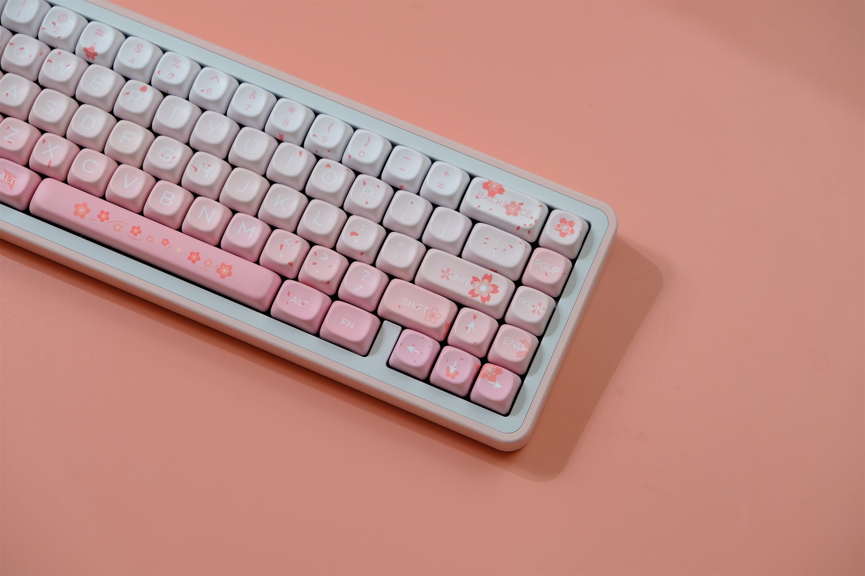 Falling Cherry Blossoms Keycaps