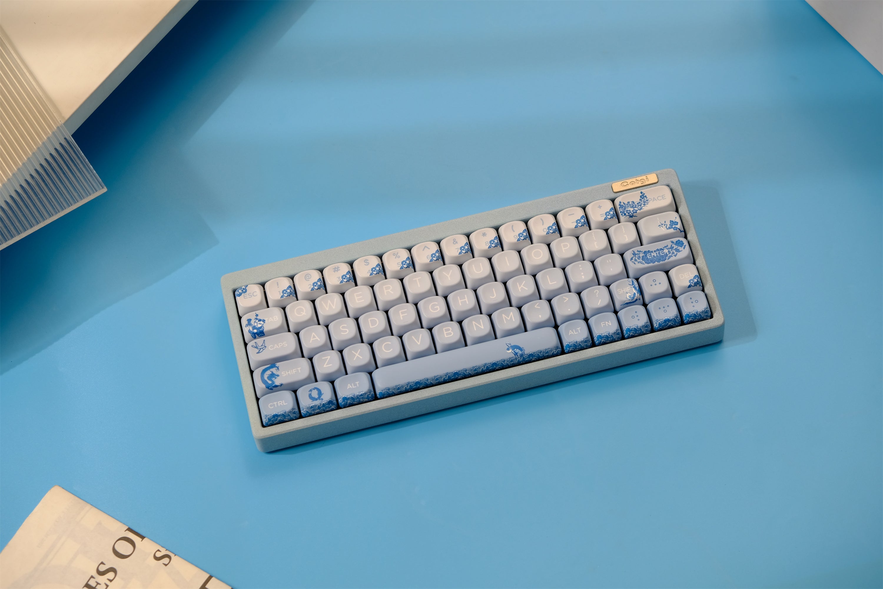 Blue White Porcelain Keycaps