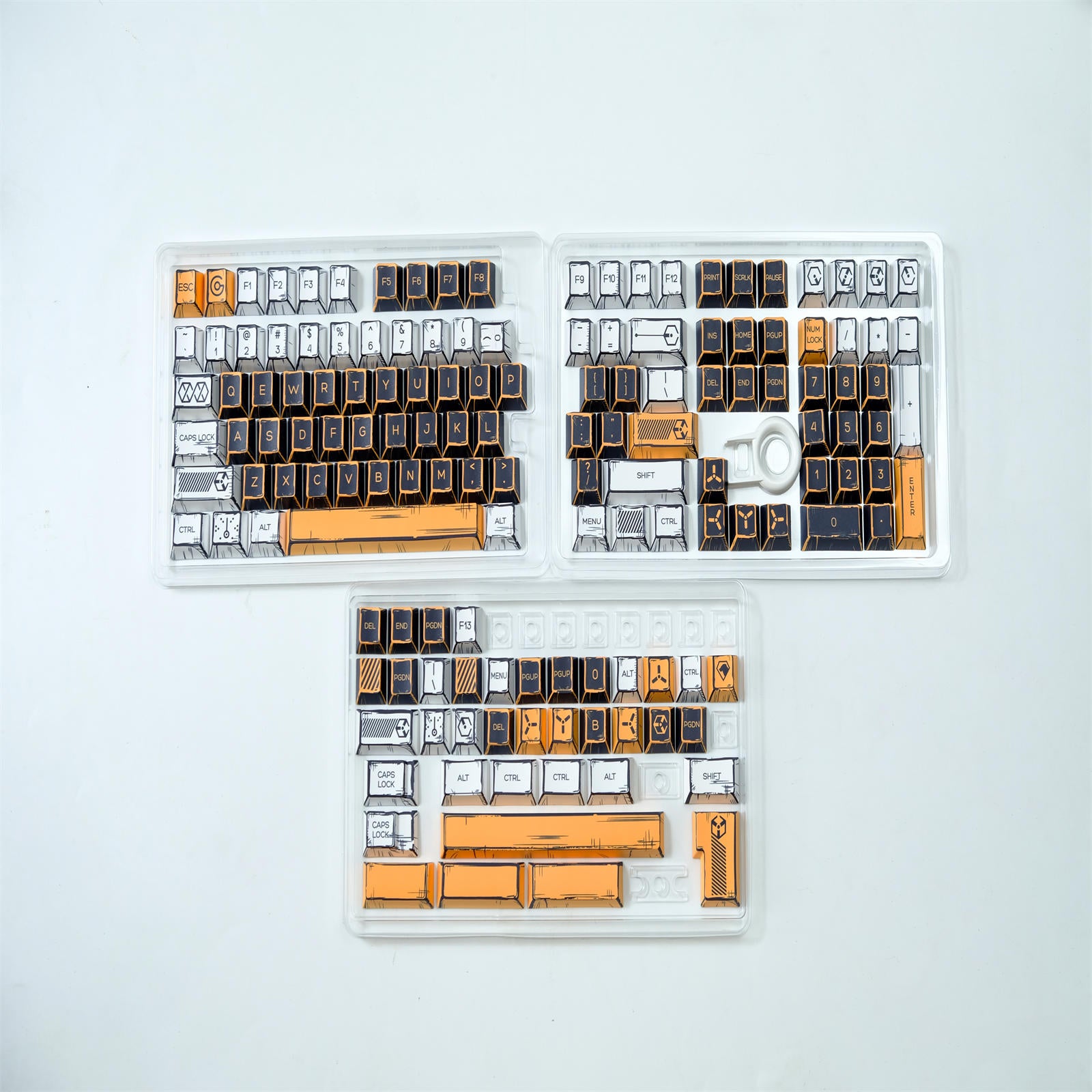 Virtual War Comic Style keycaps