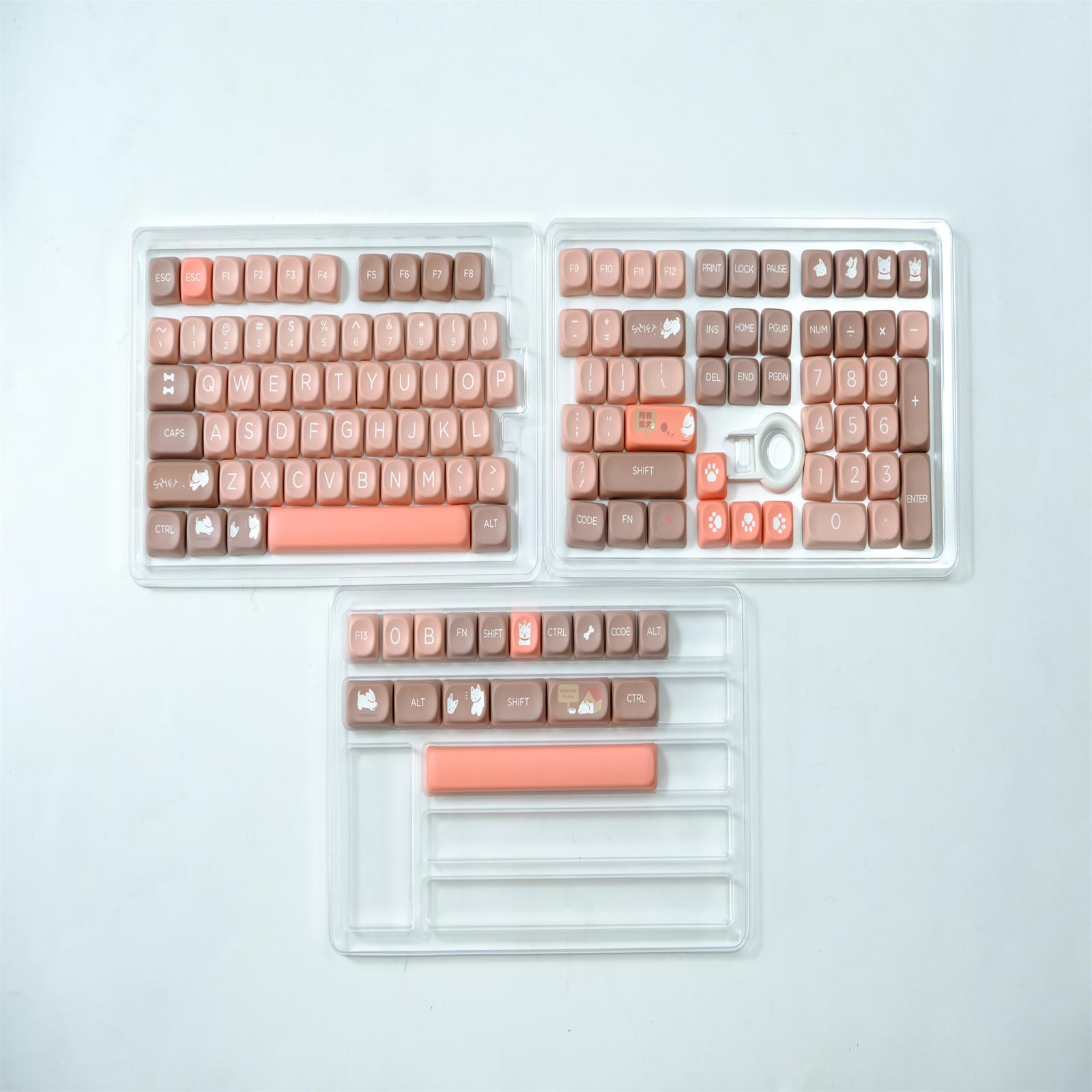 Cute Dog MOA keycaps