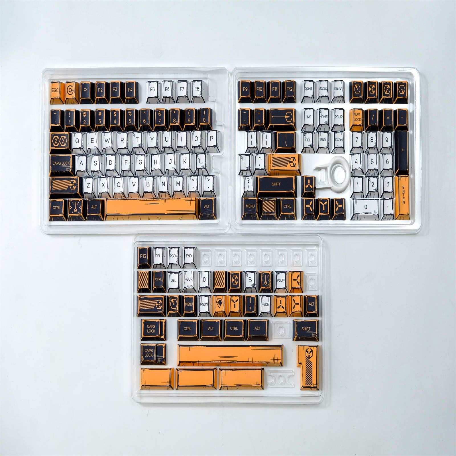 Virtual War Comic Style keycaps