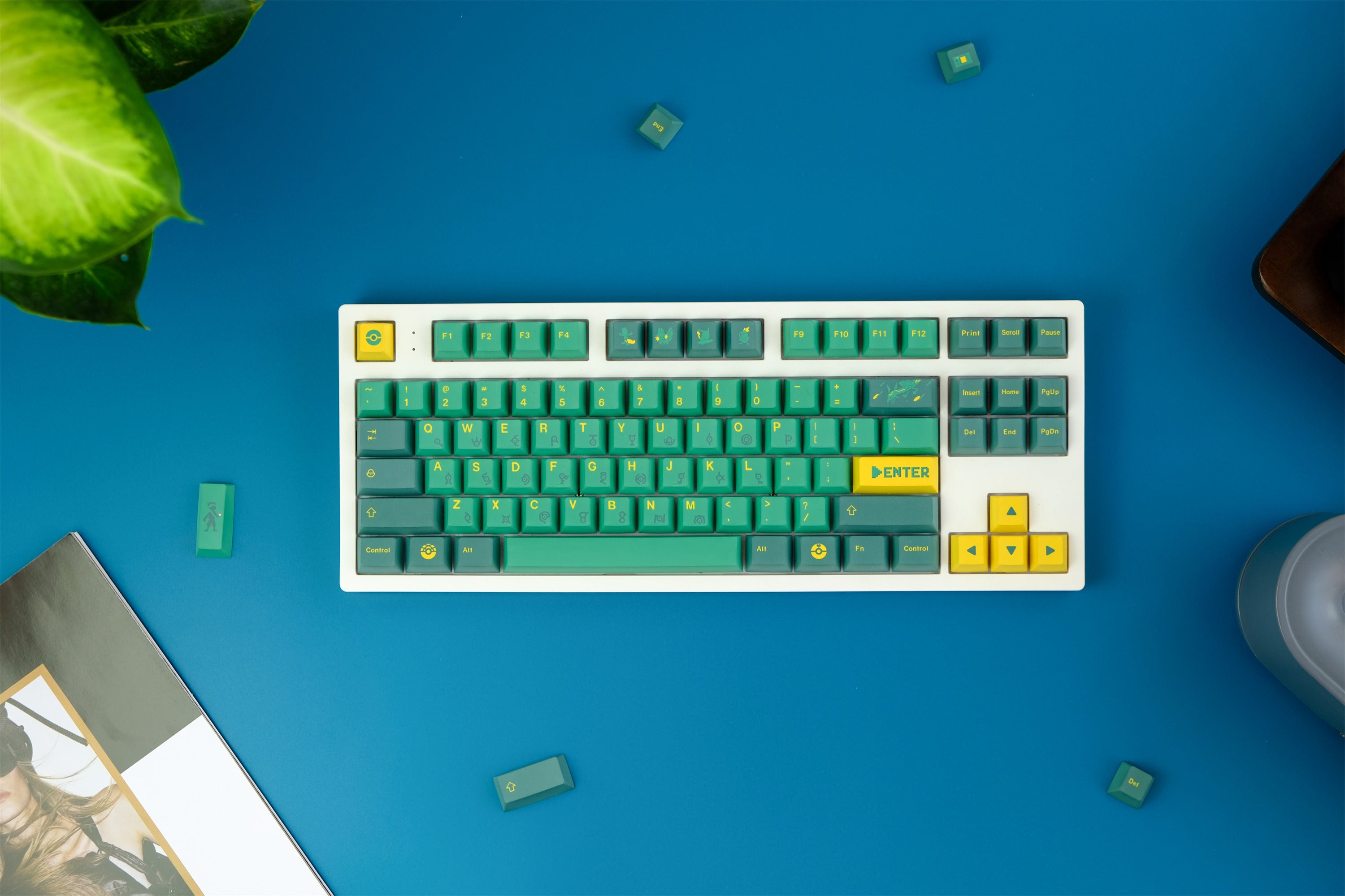Emerald Keycaps