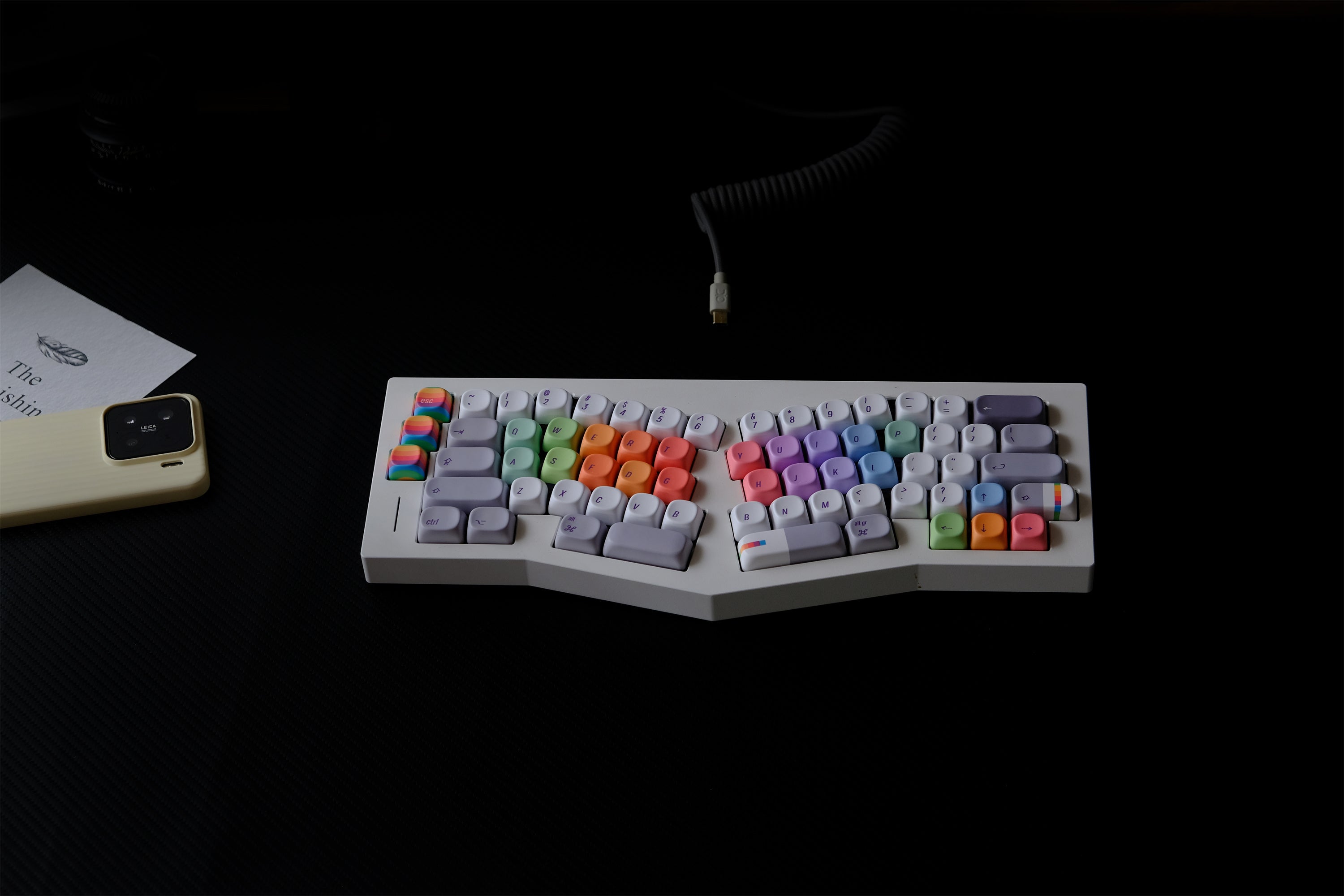 Rainbow Programmer Keycaps