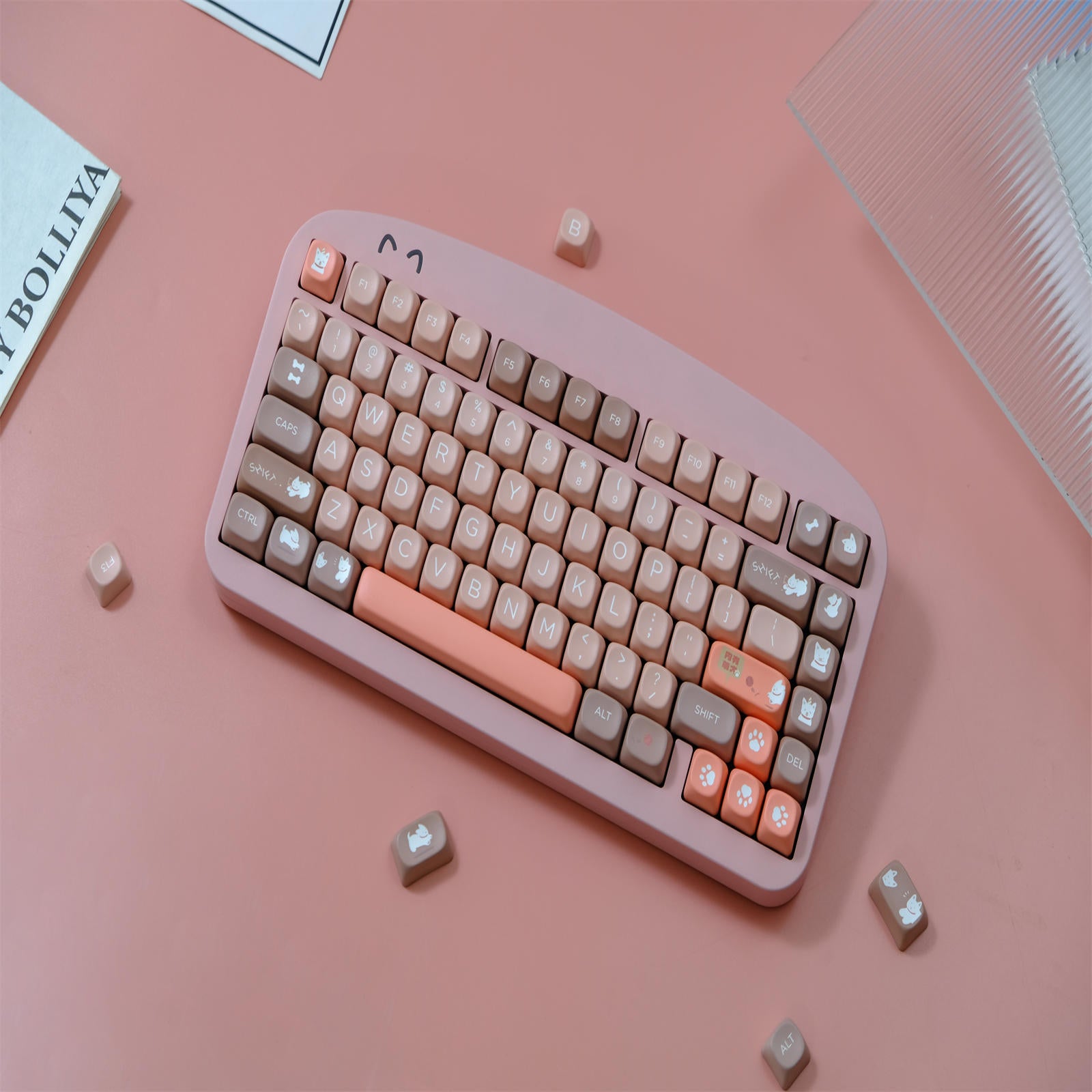 Cute Dog MOA keycaps