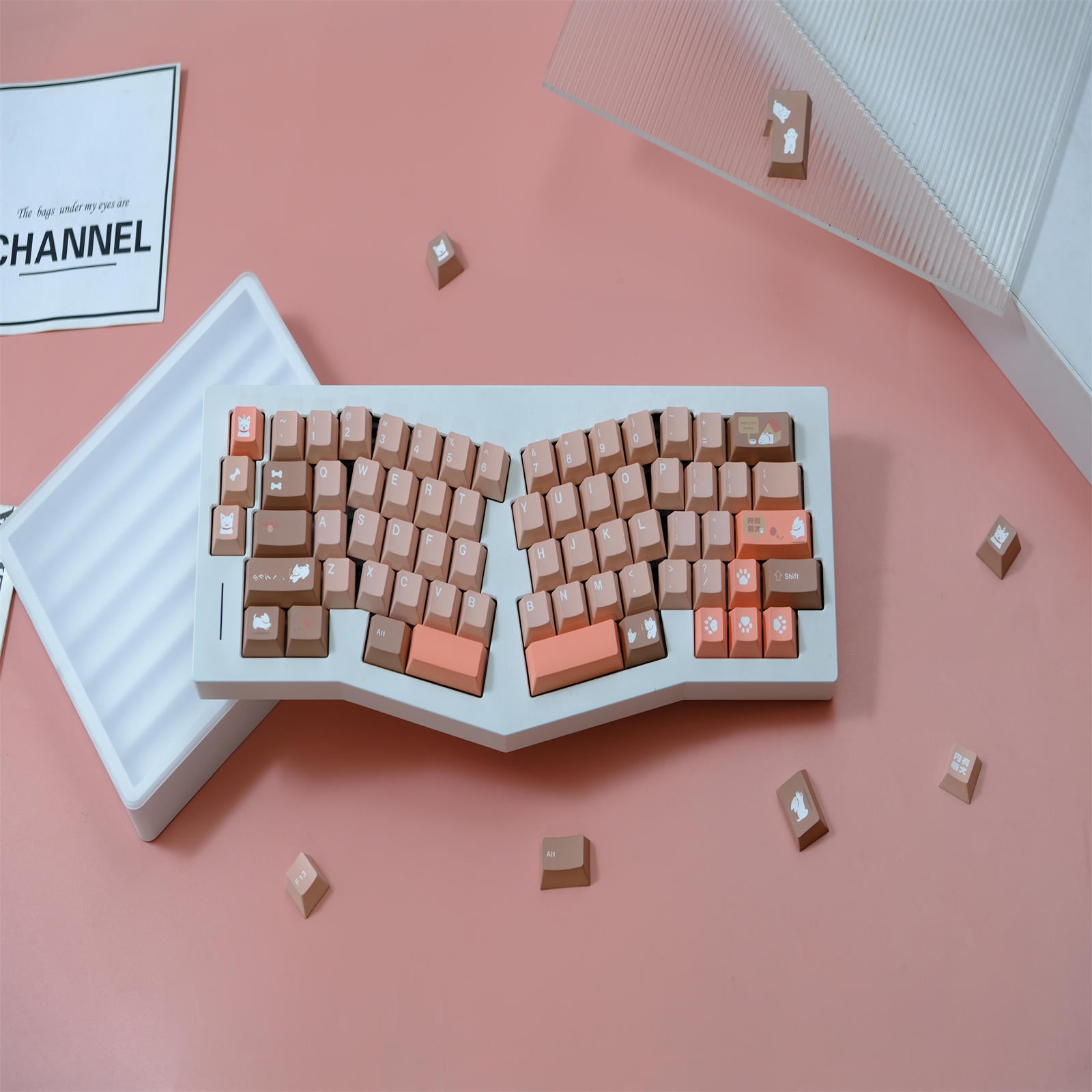 Cute Dog cherry keycaps