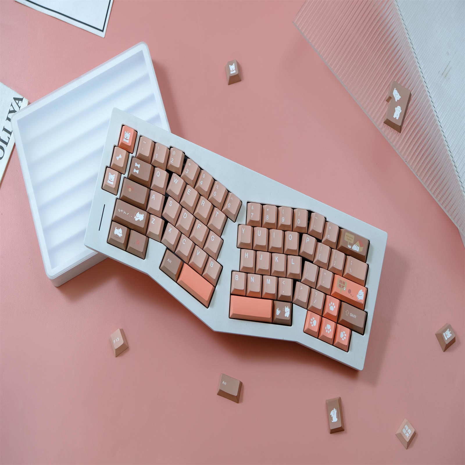 Cute Dog cherry keycaps