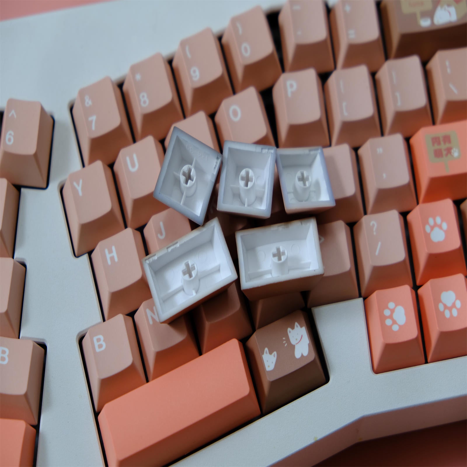 Cute Dog cherry keycaps