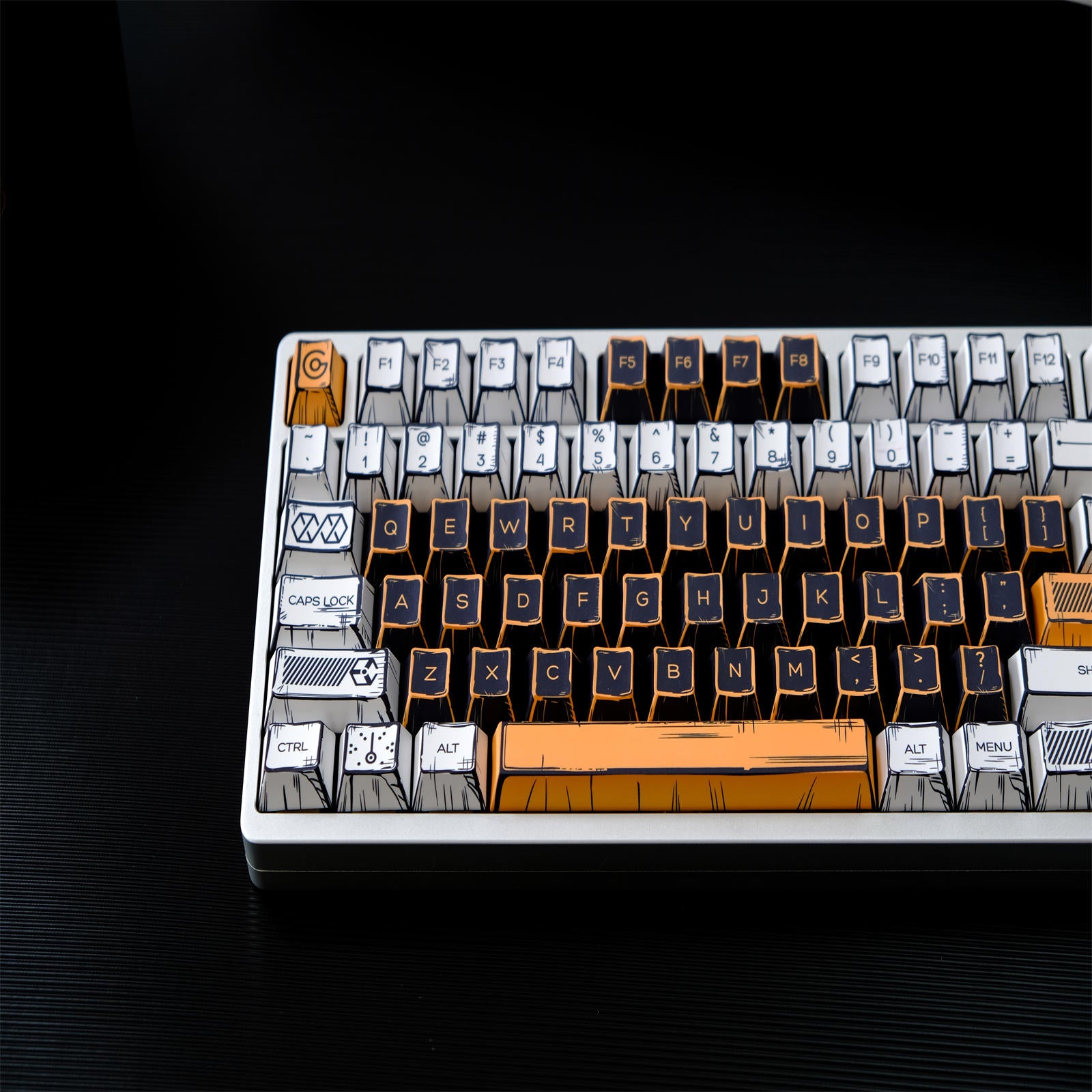 Virtual War Comic Style keycaps