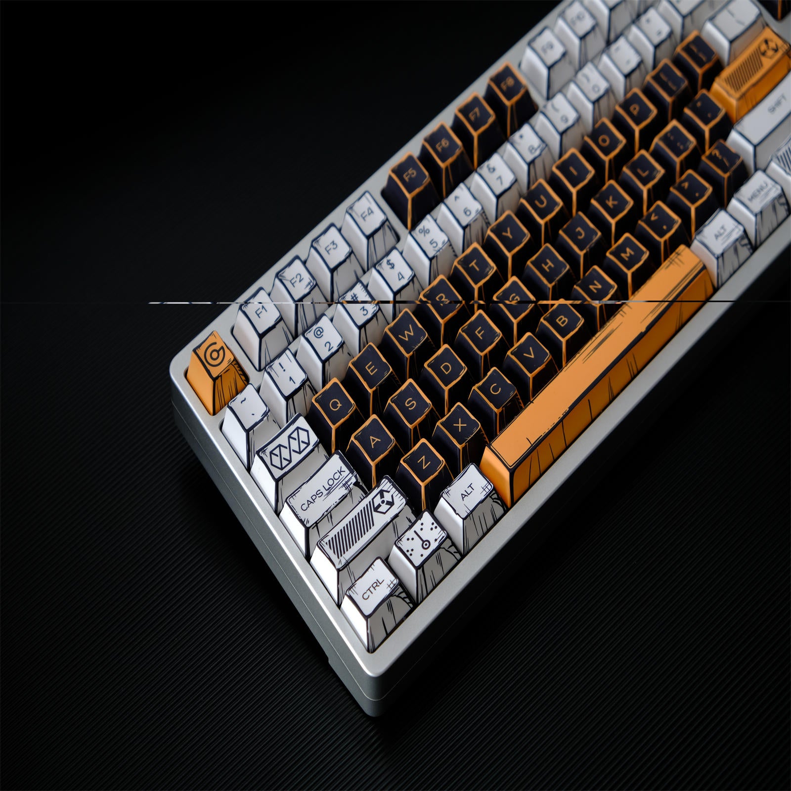 Virtual War Comic Style keycaps