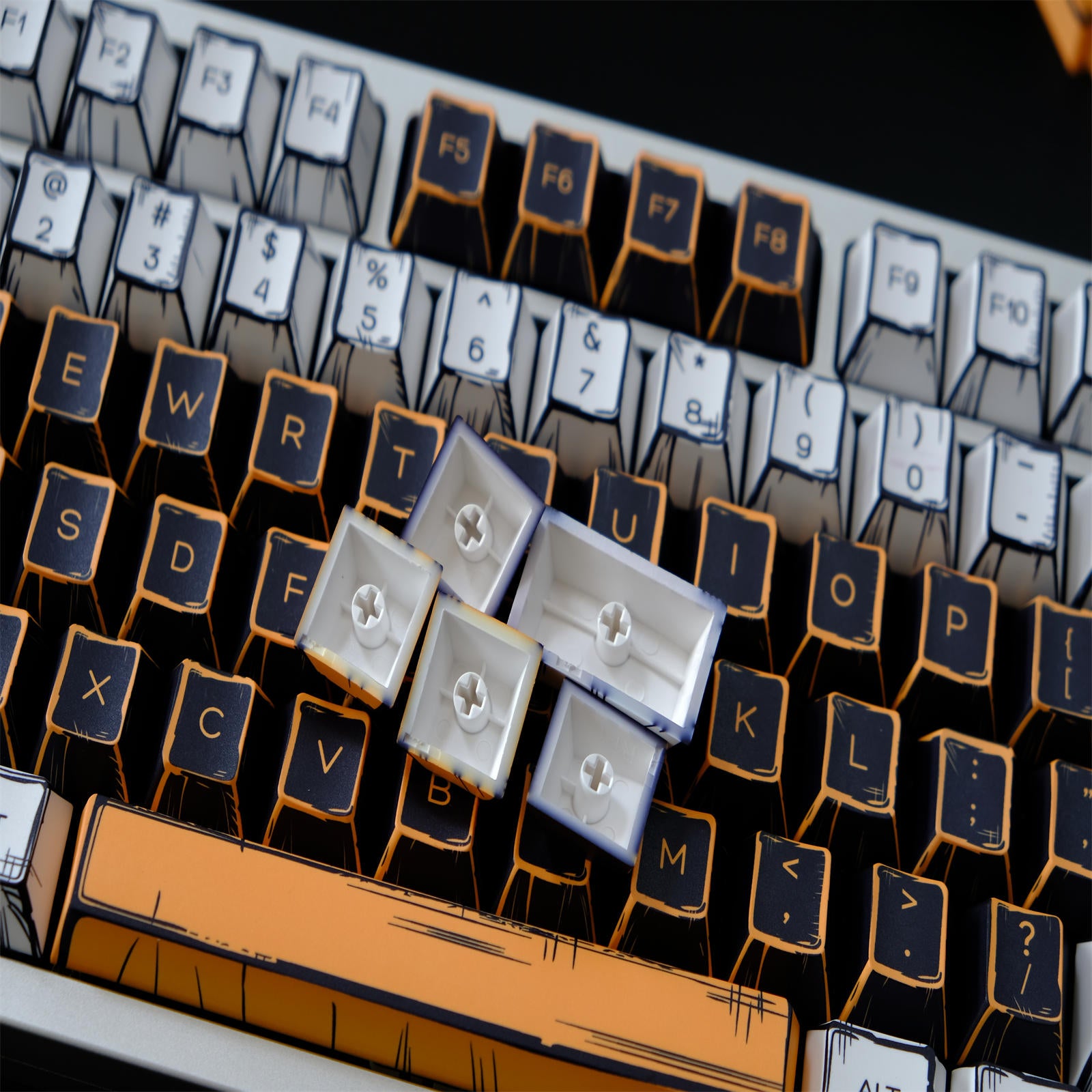 Virtual War Comic Style keycaps