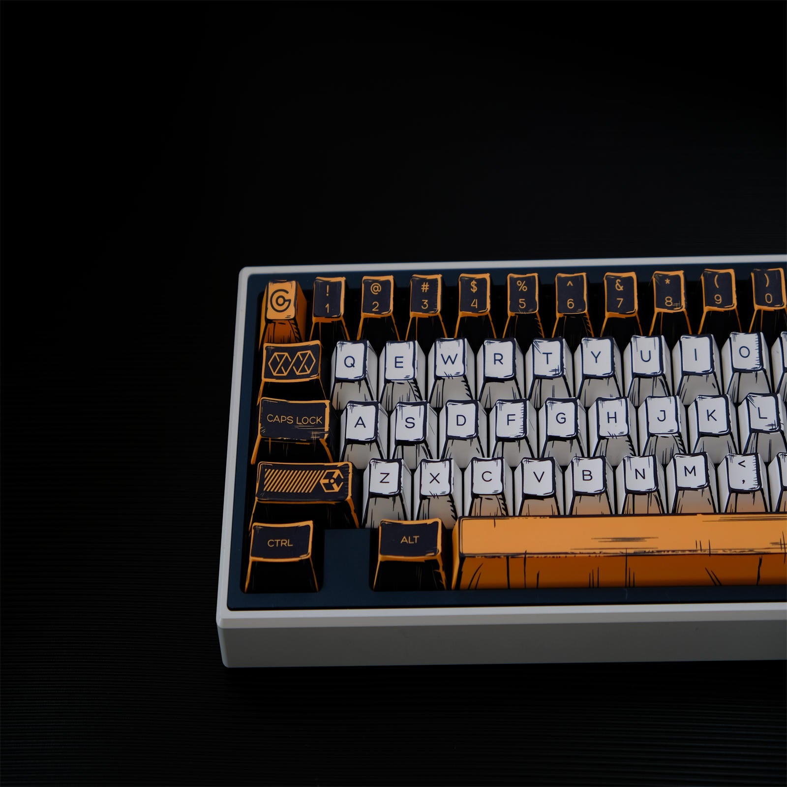 Virtual War Comic Style keycaps