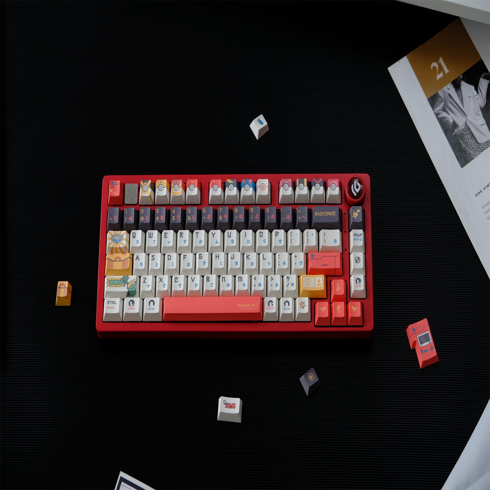 Pokémon CHERRY keycaps