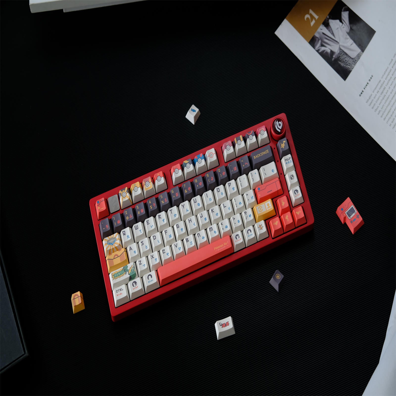 Pokémon CHERRY keycaps