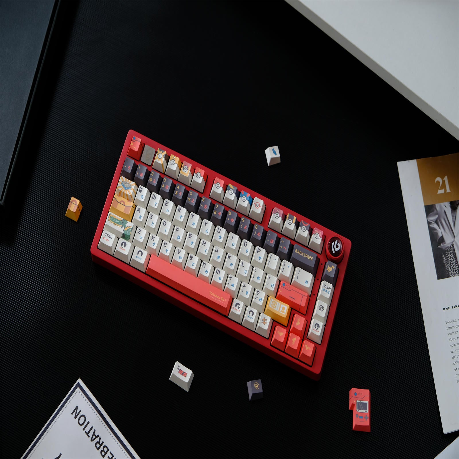Pokémon CHERRY keycaps