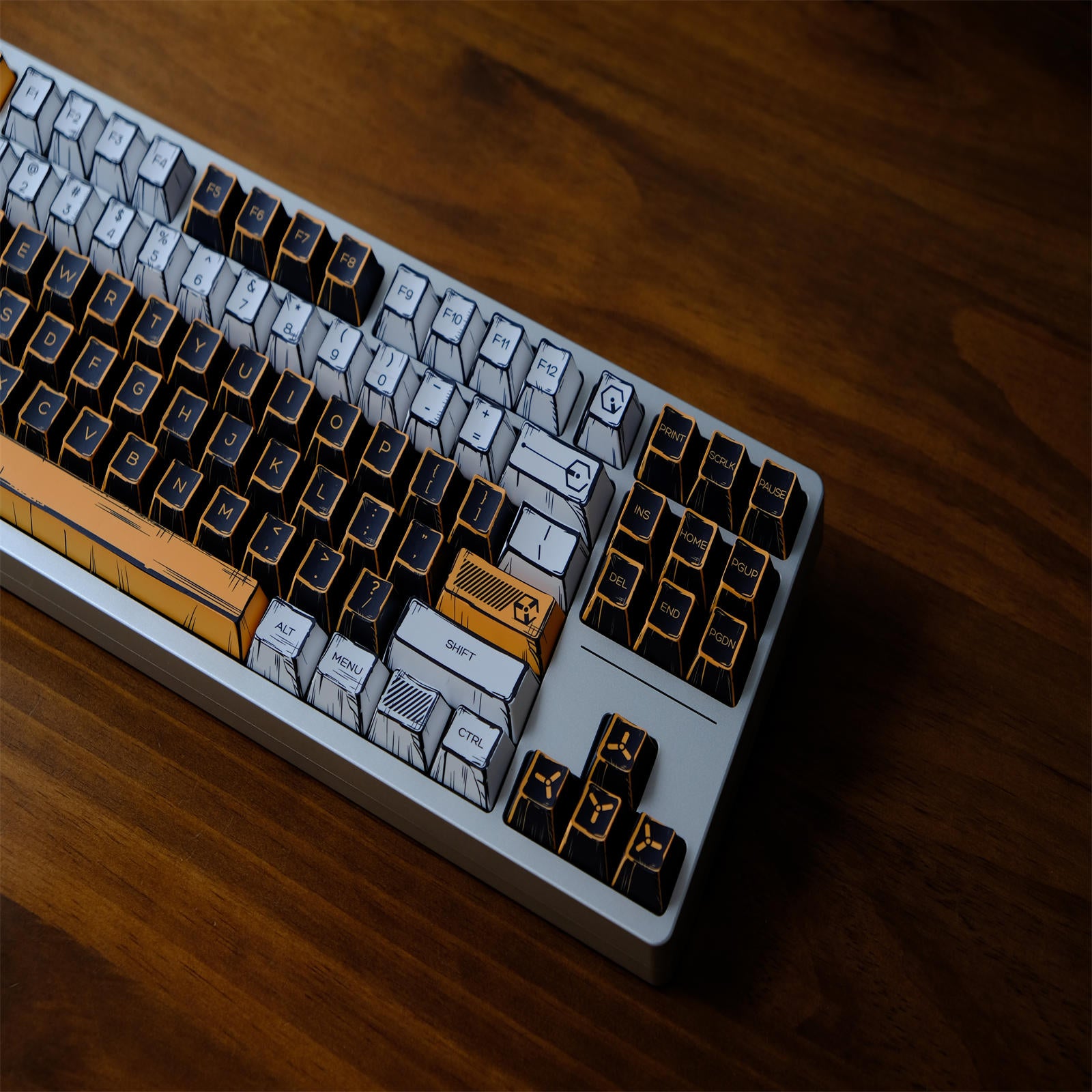 Virtual War Comic Style keycaps