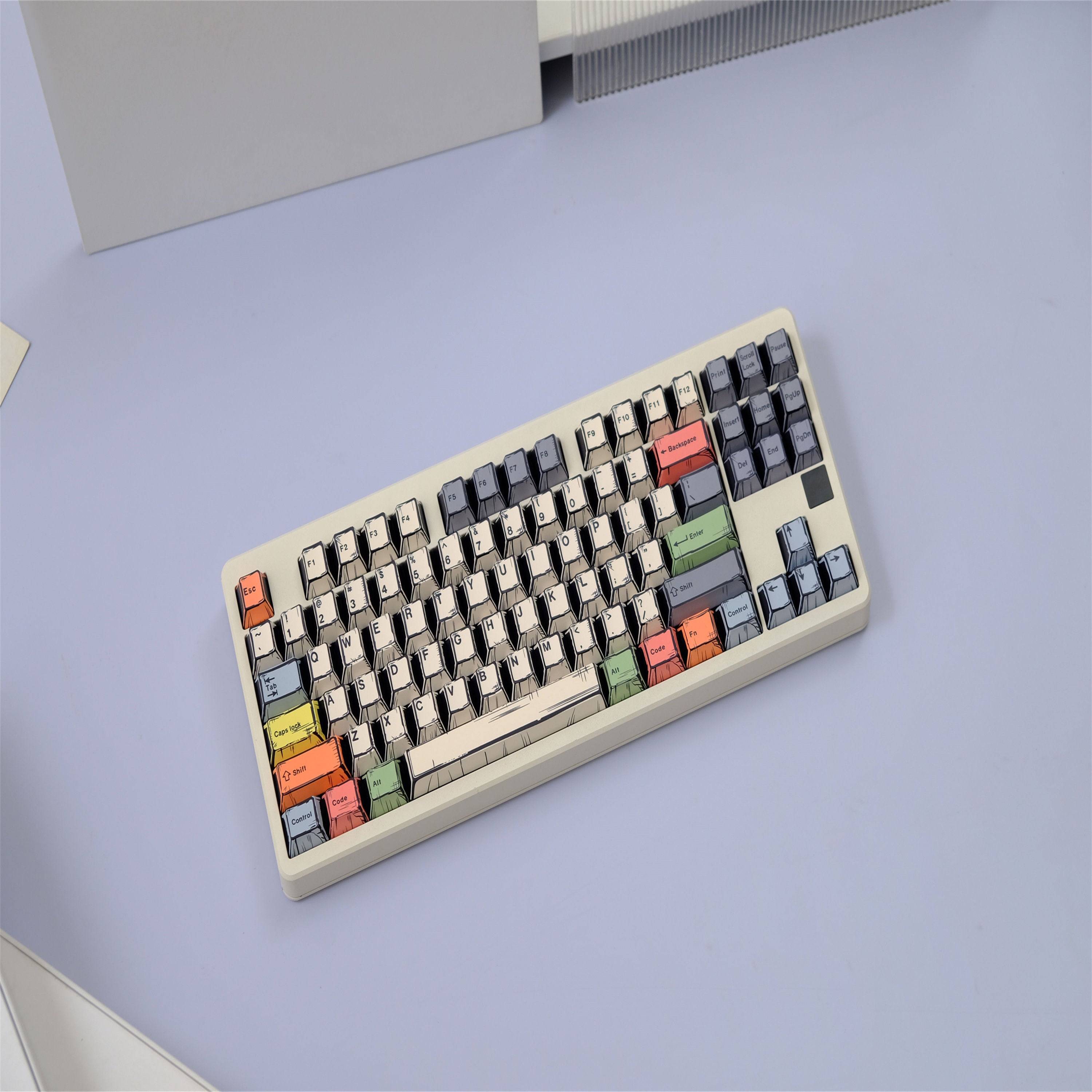 Canvas Comic Atyle keycaps
