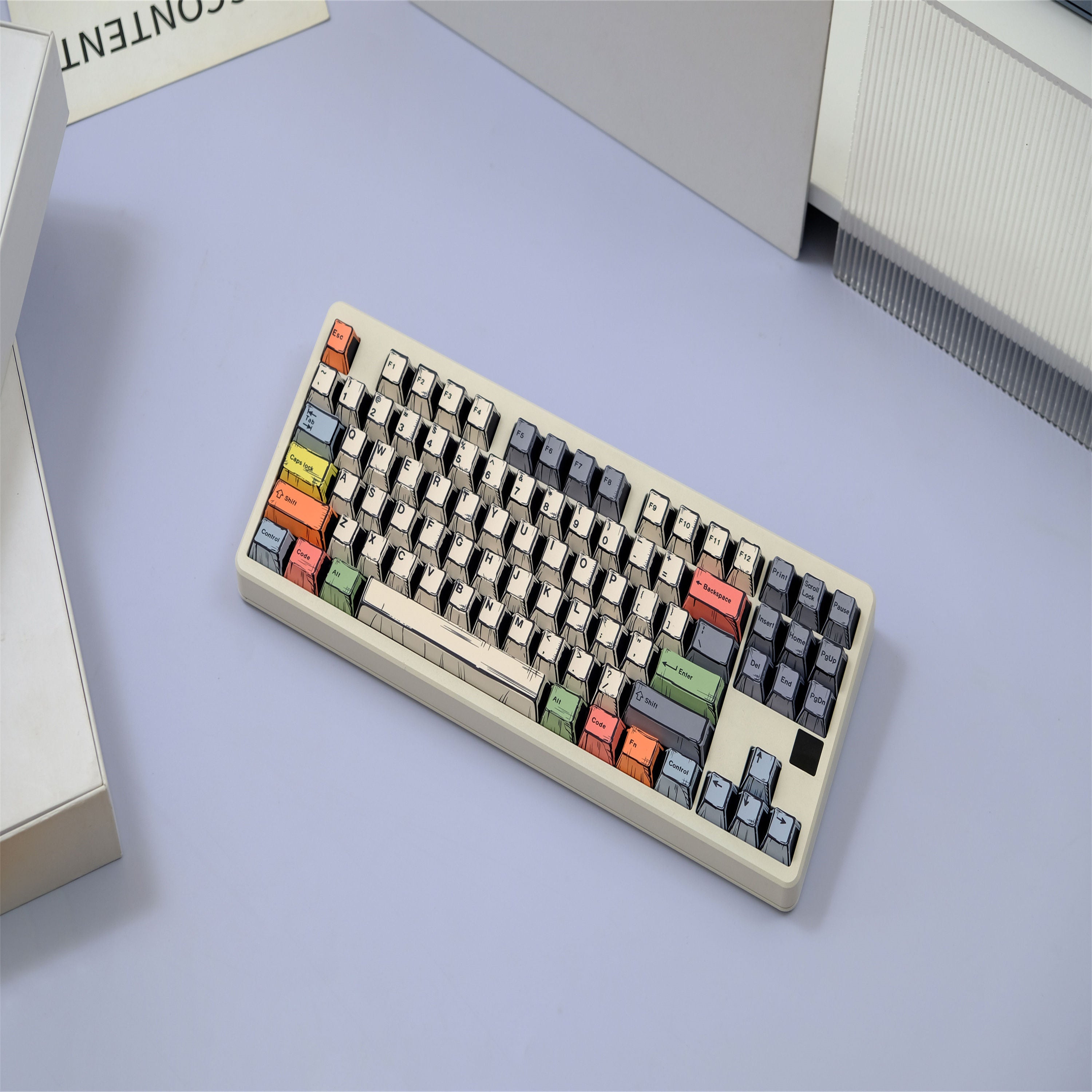 Canvas Comic Atyle keycaps