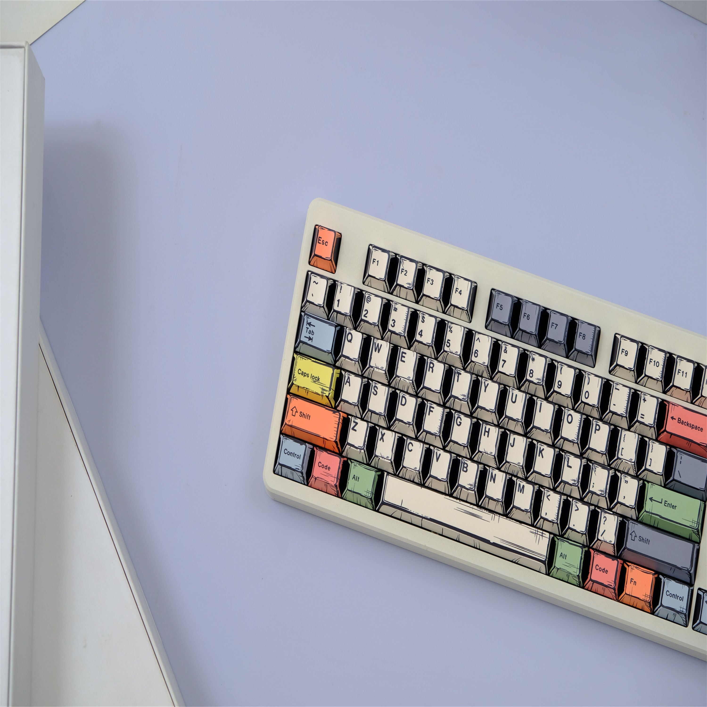 Canvas Comic Atyle keycaps